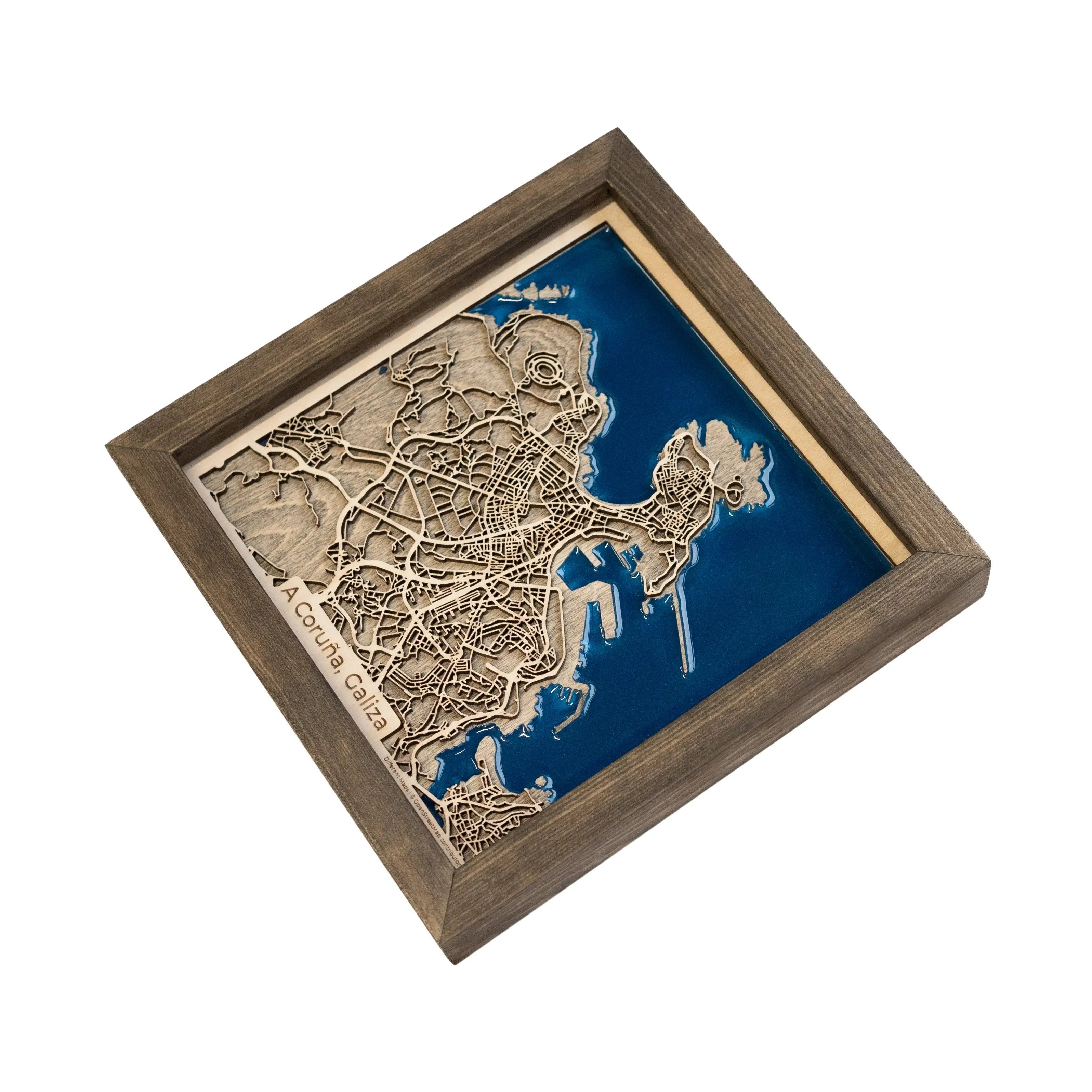 A Coruna Wood Map