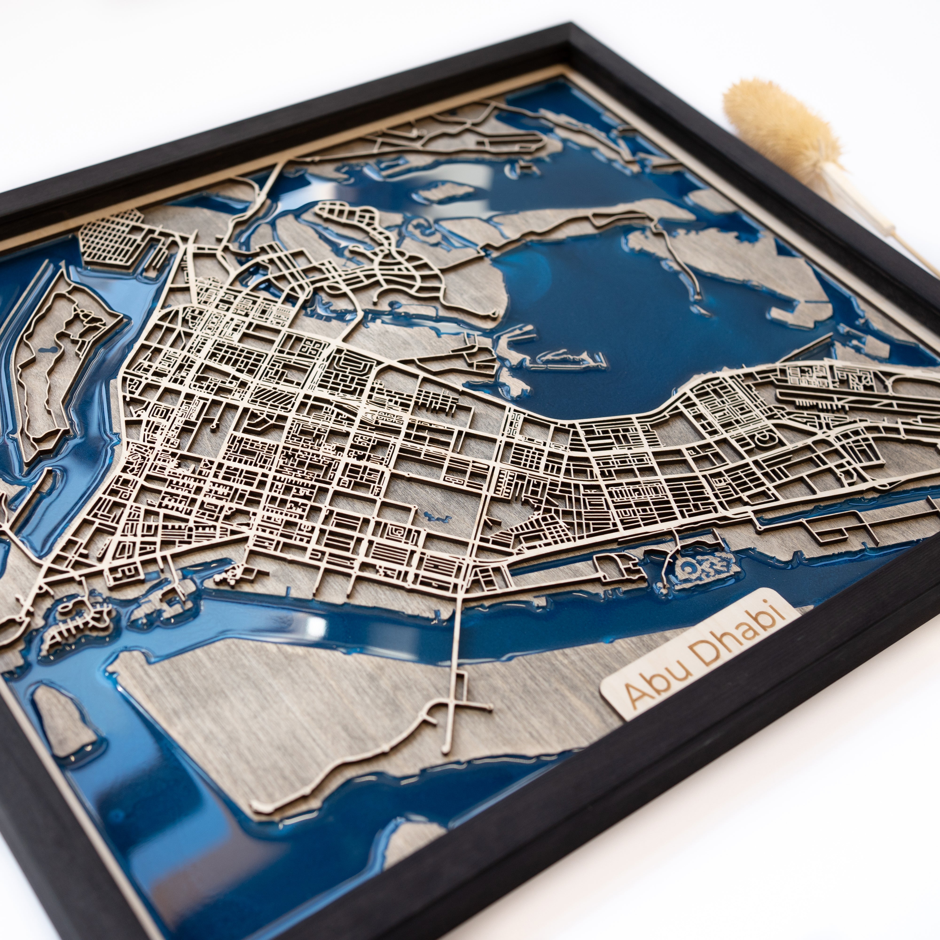 Abu Dhabi Wood Map
