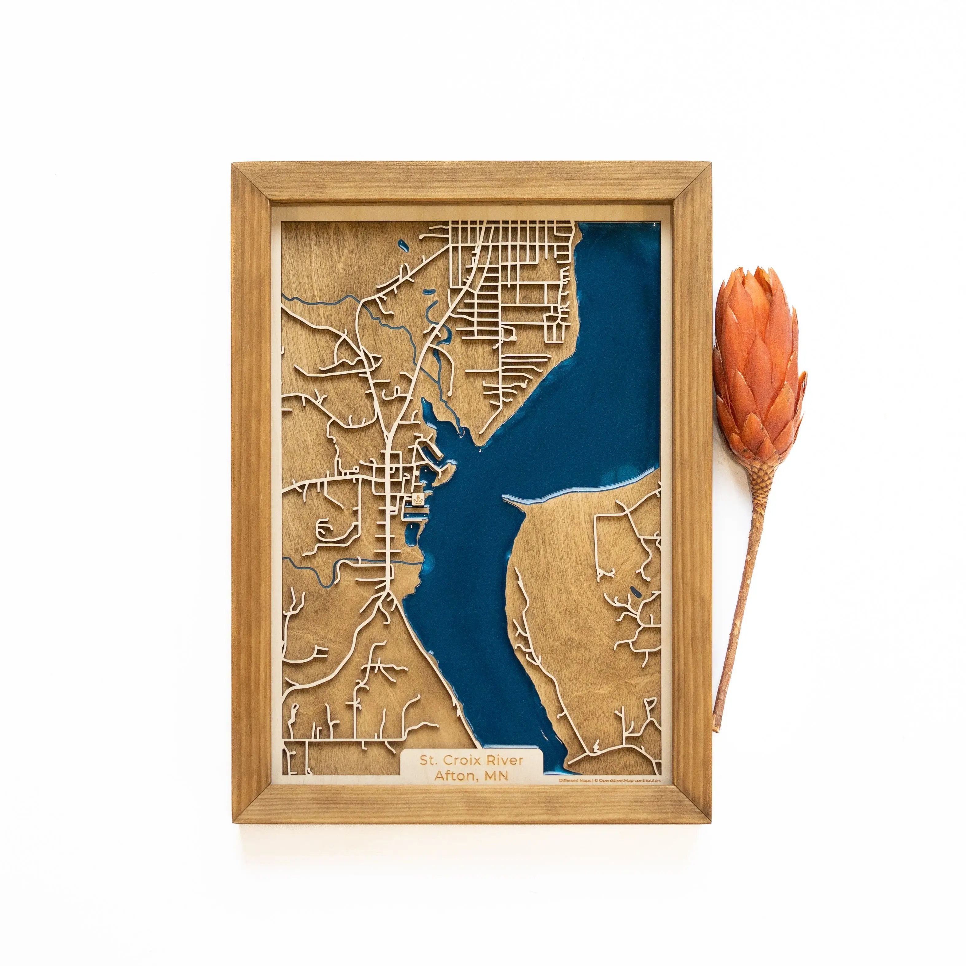 Afton wood map