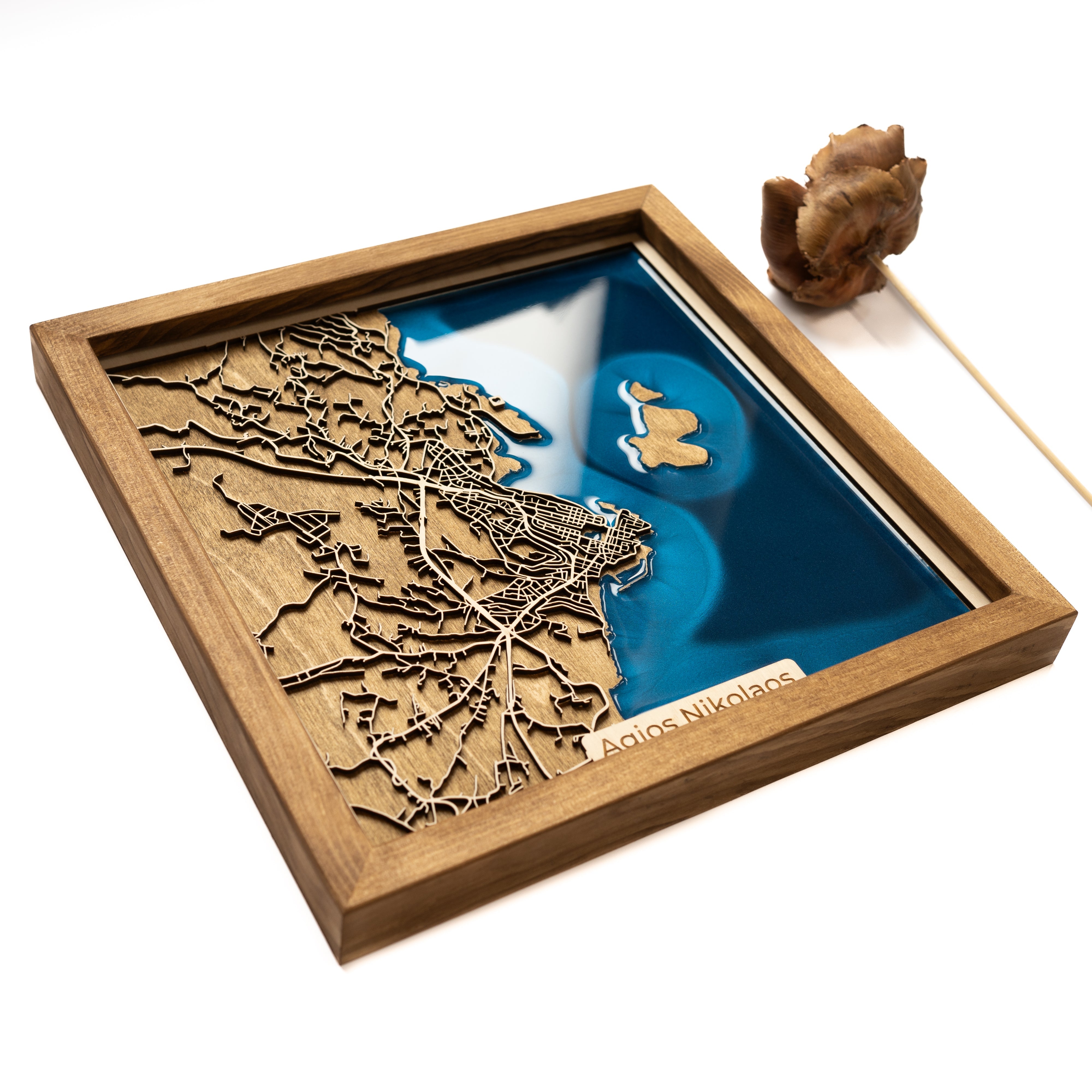 Agios Nikolaos wood map