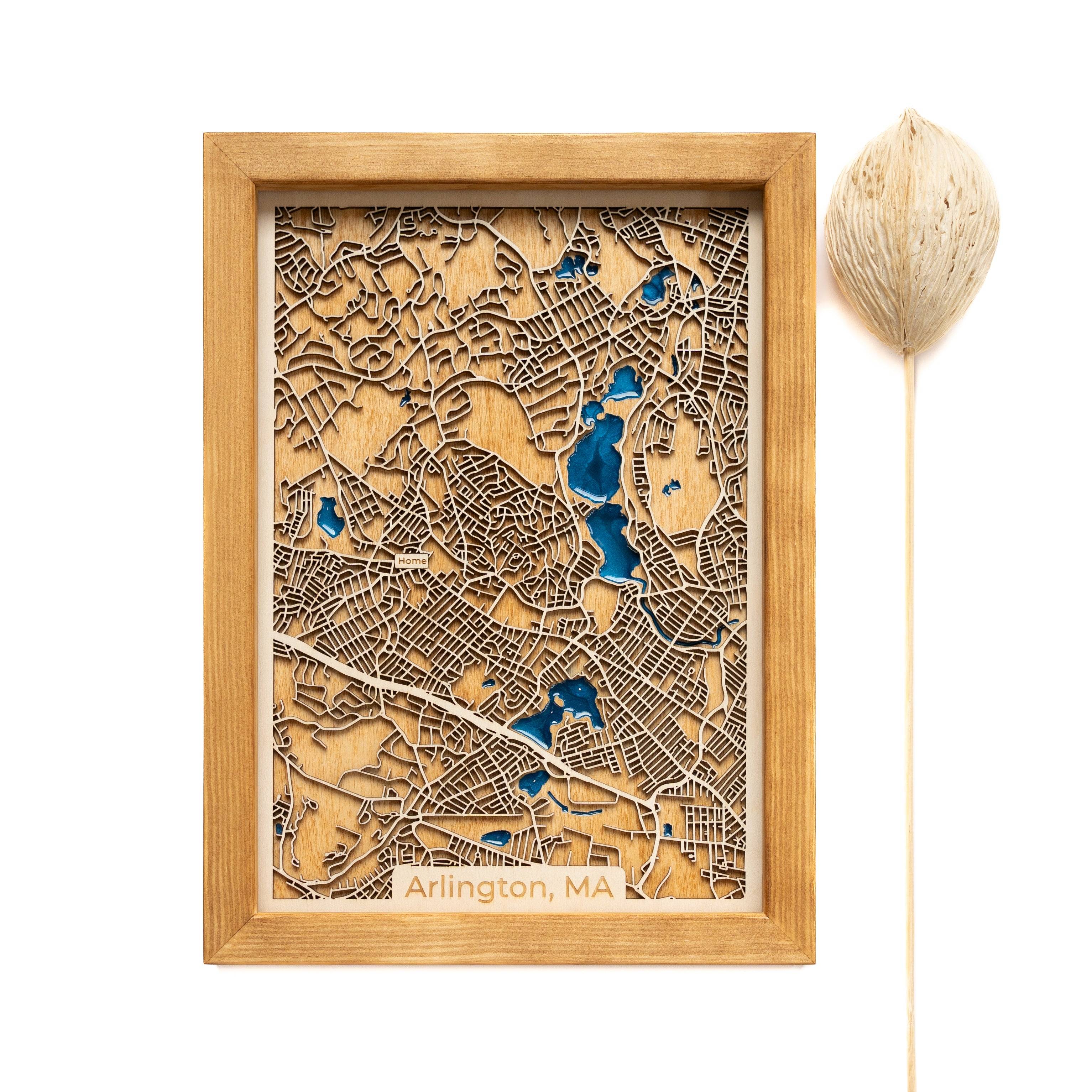 Arlington MA wood map