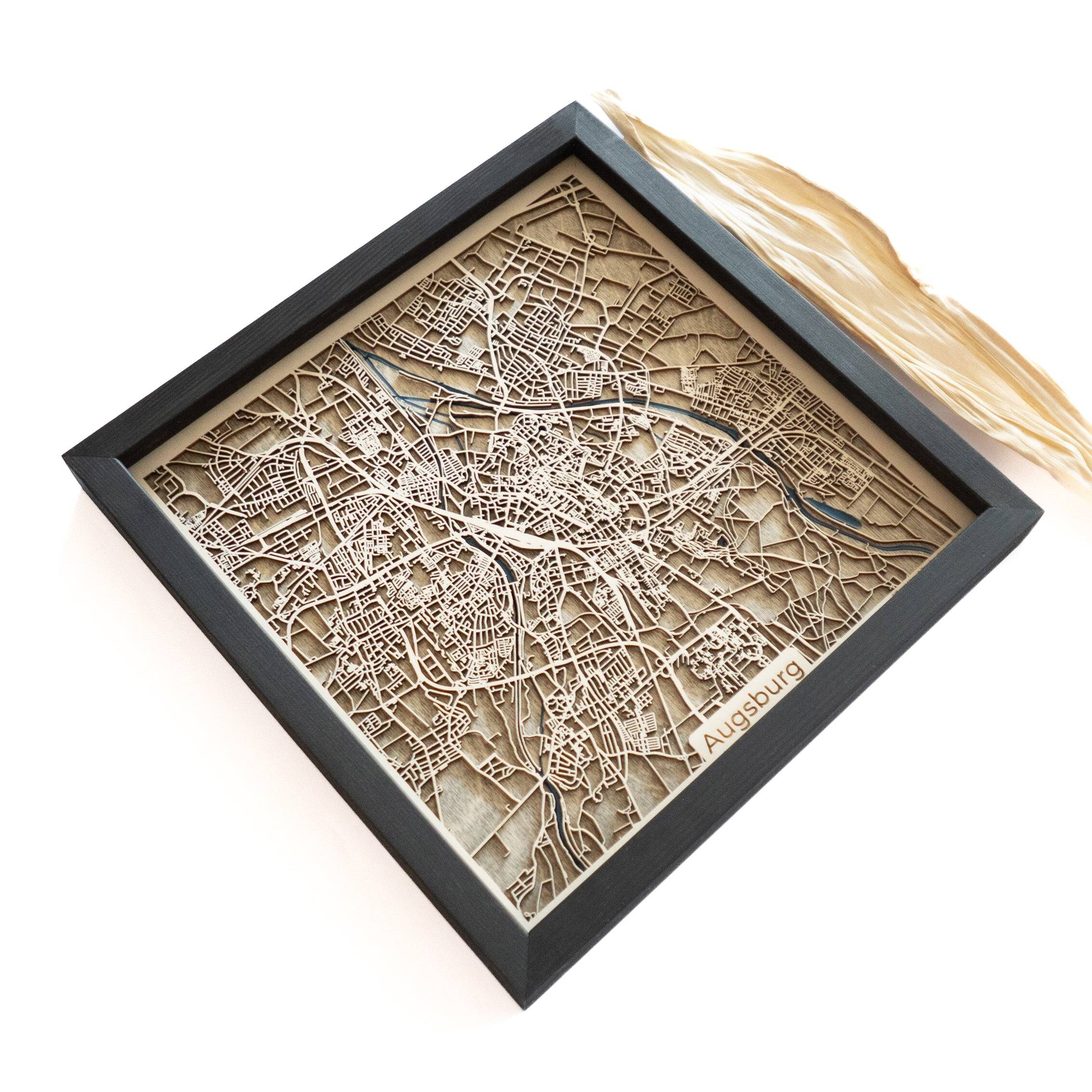 Augsburg Germany Map