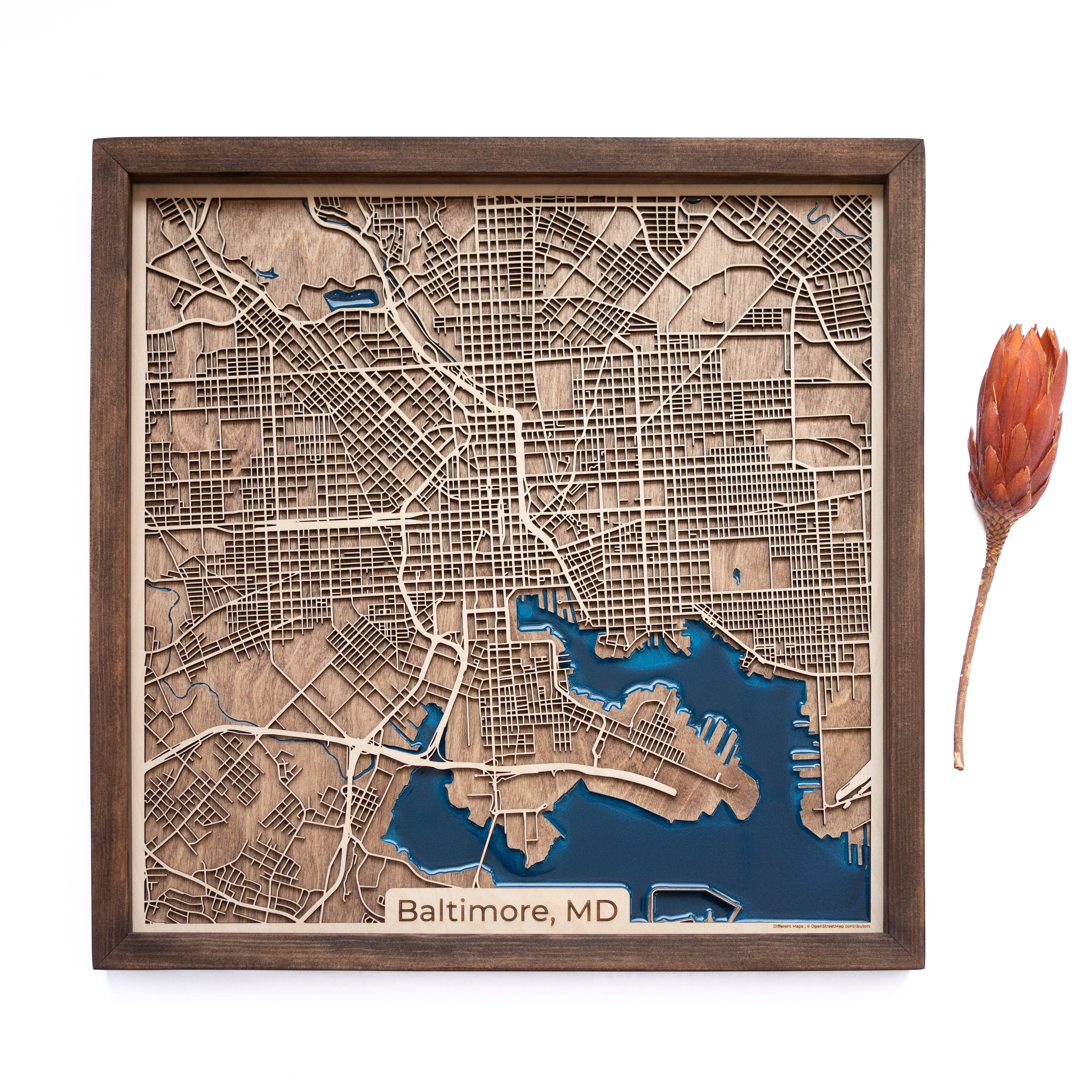 Baltimore Wood Map