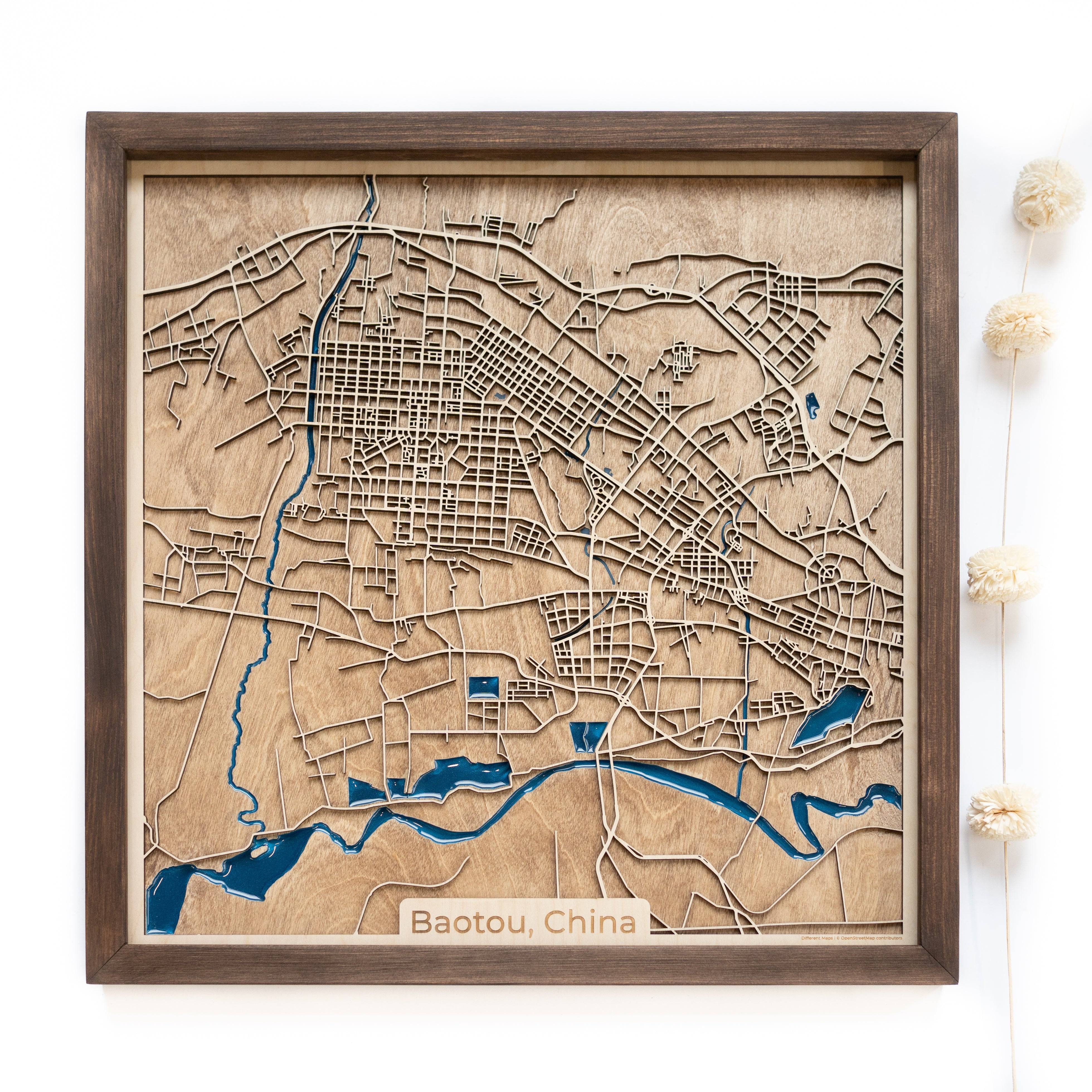 Baotou Wood Map