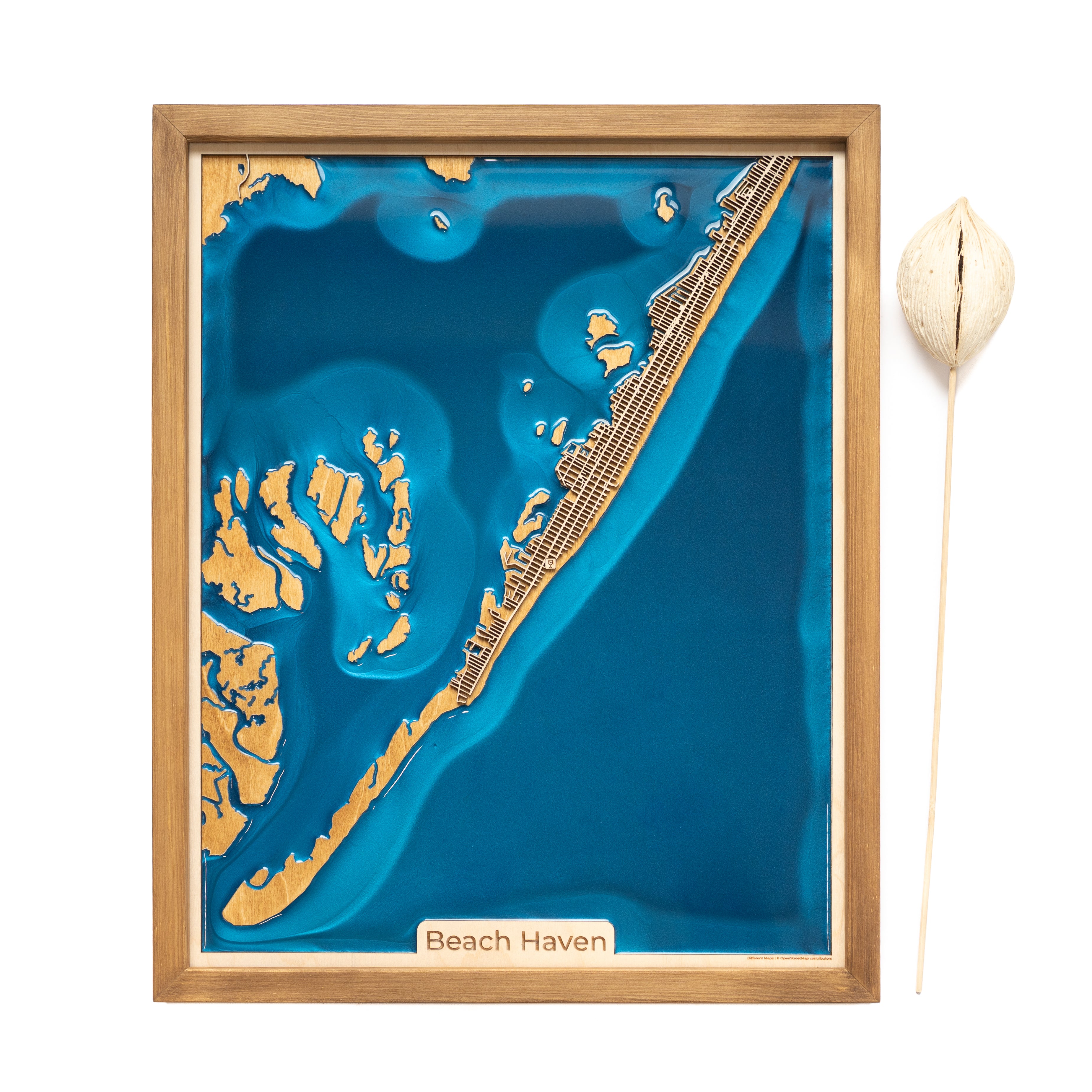 Beach Haven NJ unique Map