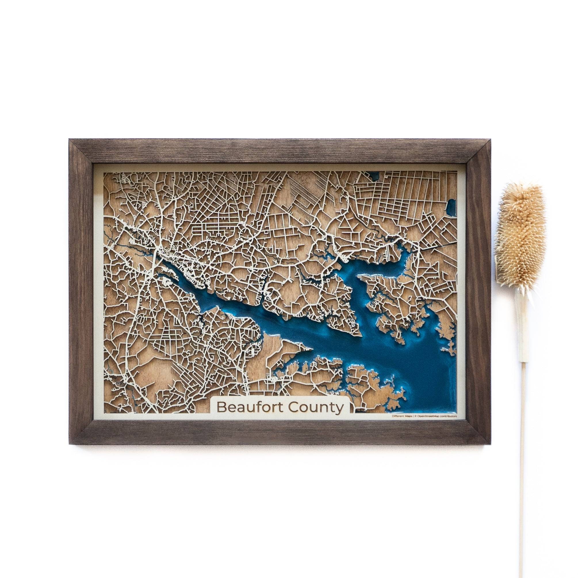 Beaufort County Wood Map