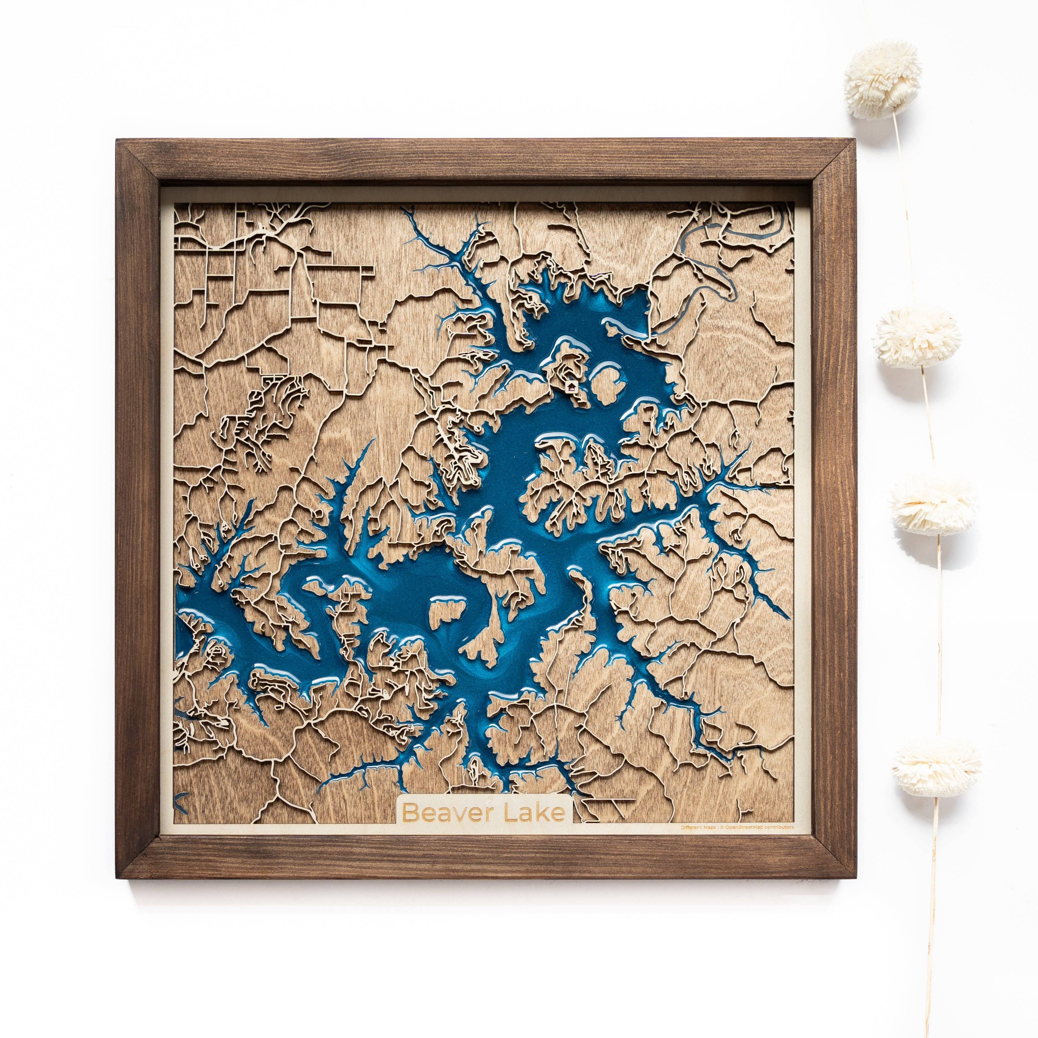 Beaver Lake Wood Map