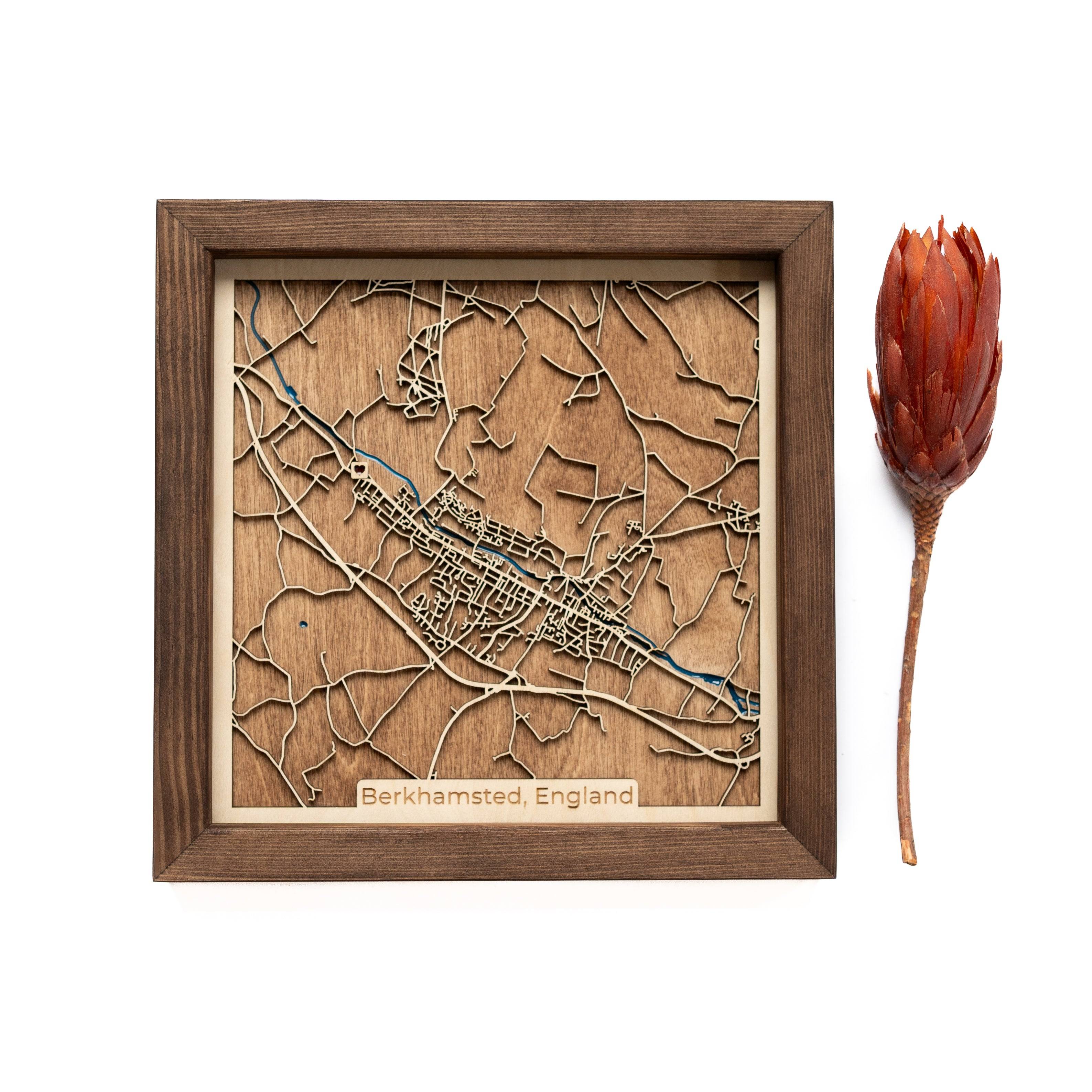 Berkhamsted England Wood Map