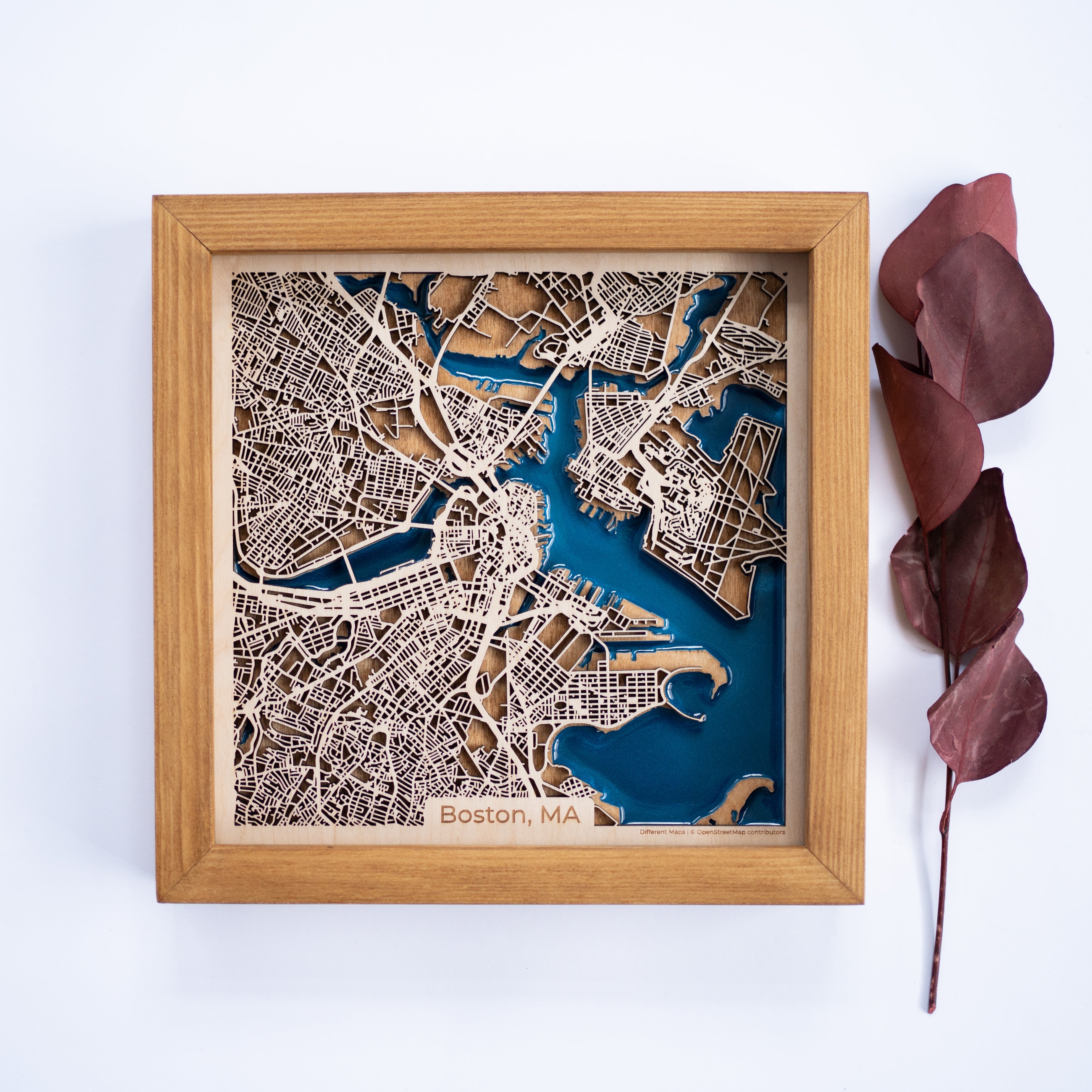 Boston Wood Map