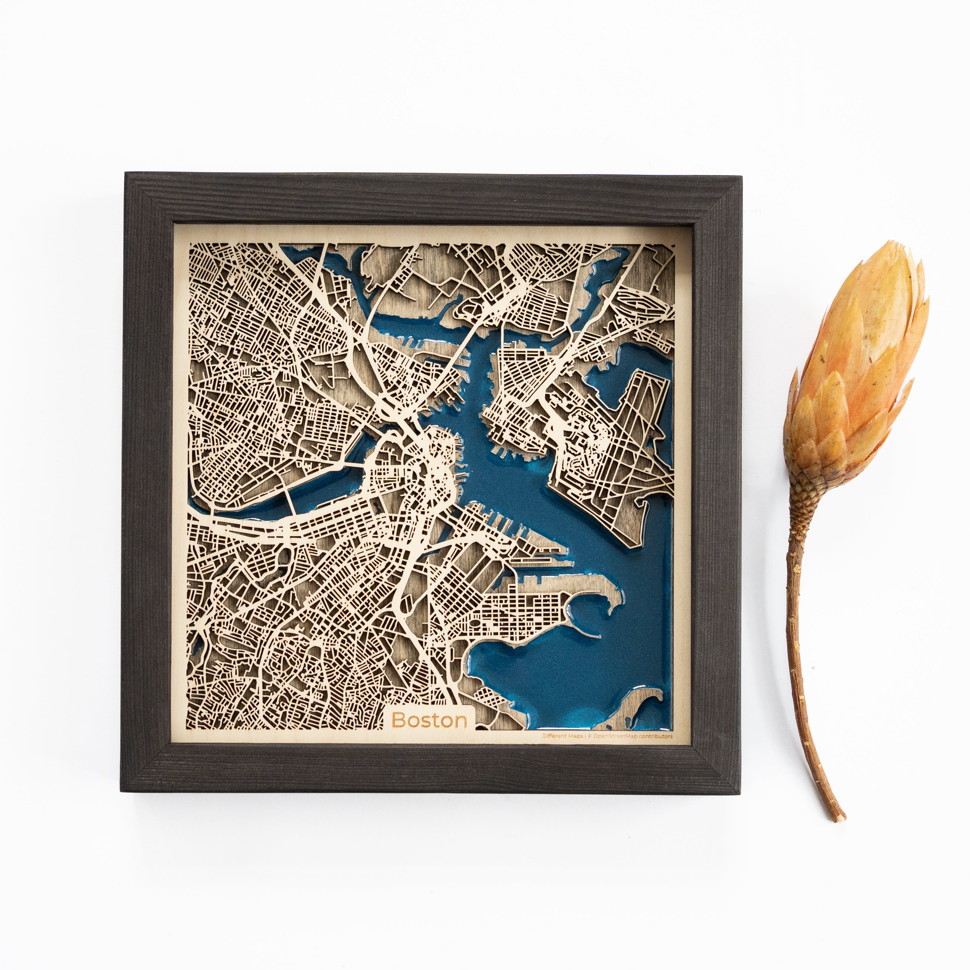 Boston Wood Map