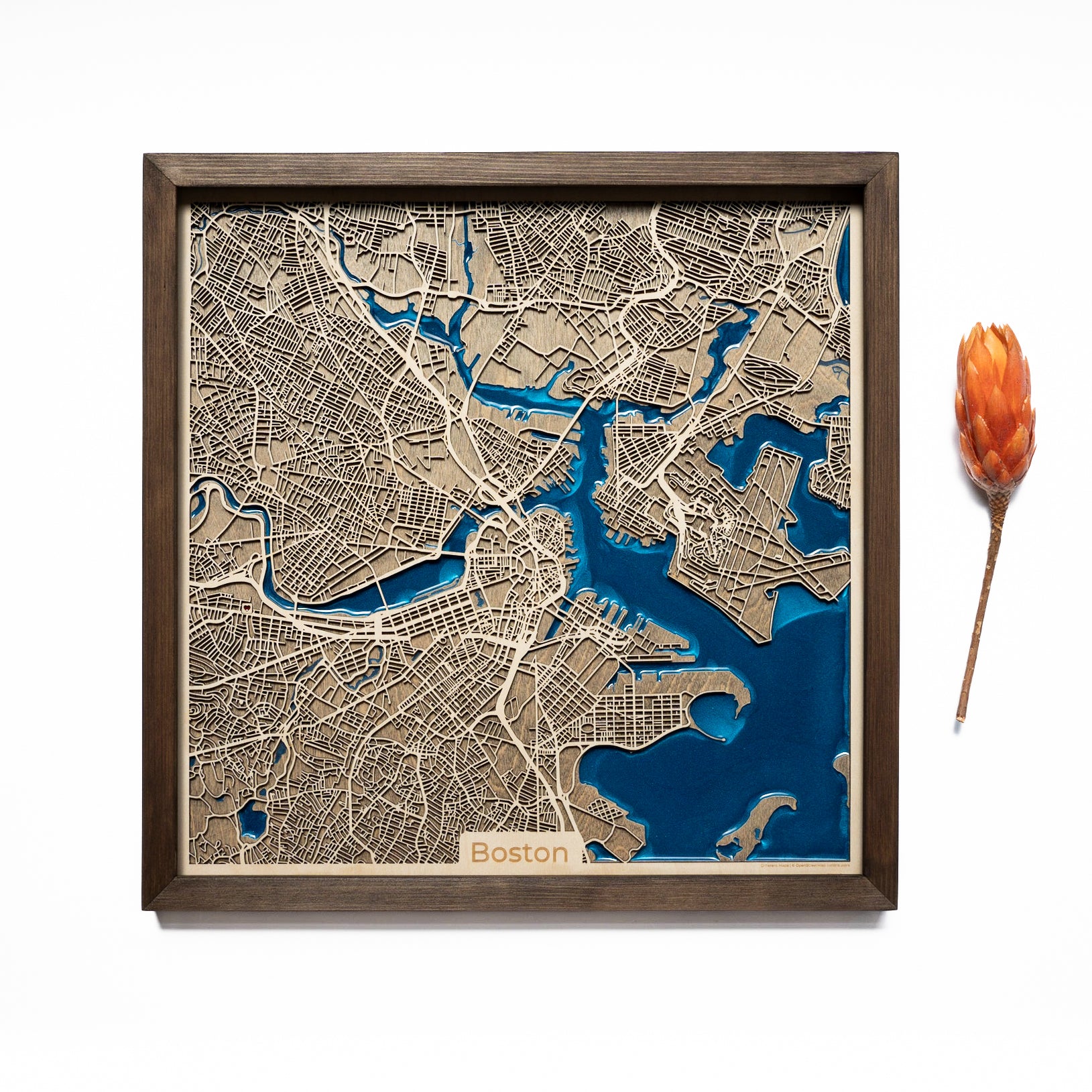 Boston Wood Map