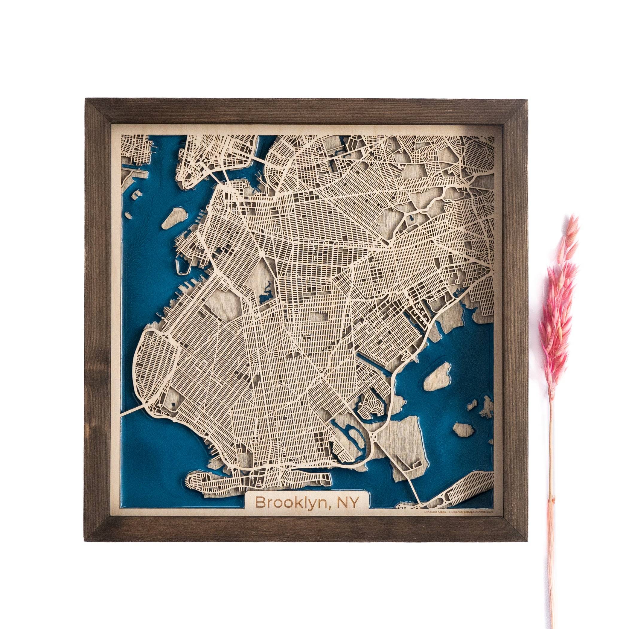 Brooklyn Wood Map