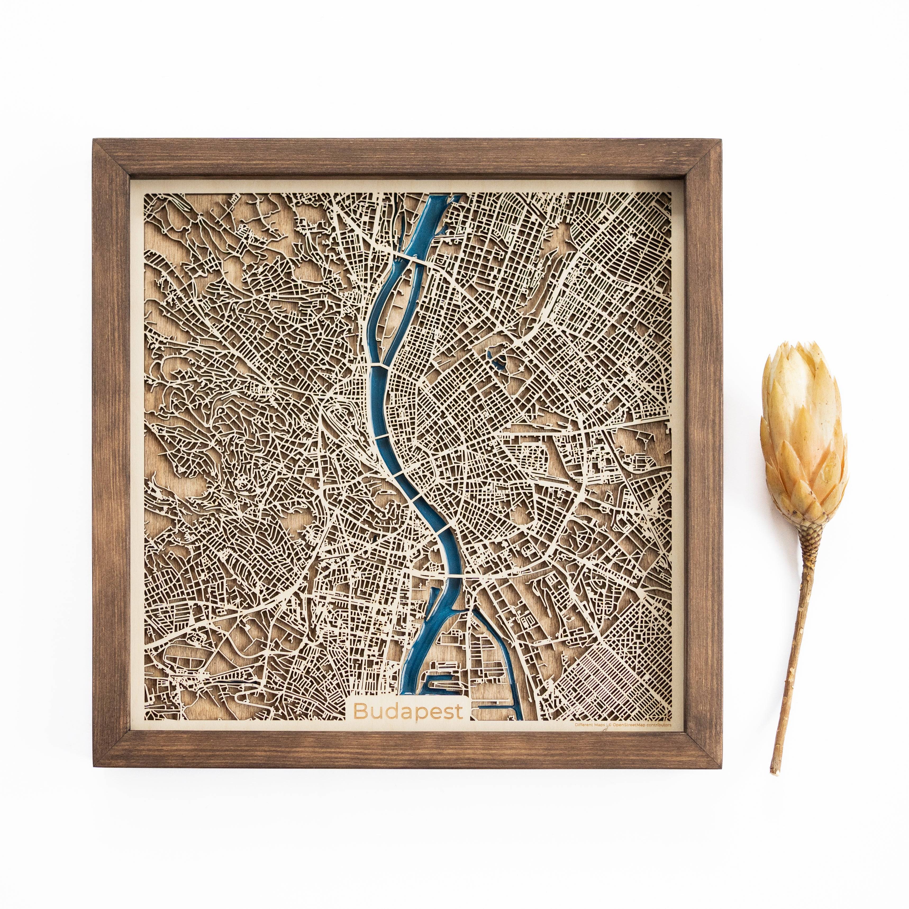Budapest Wood Map