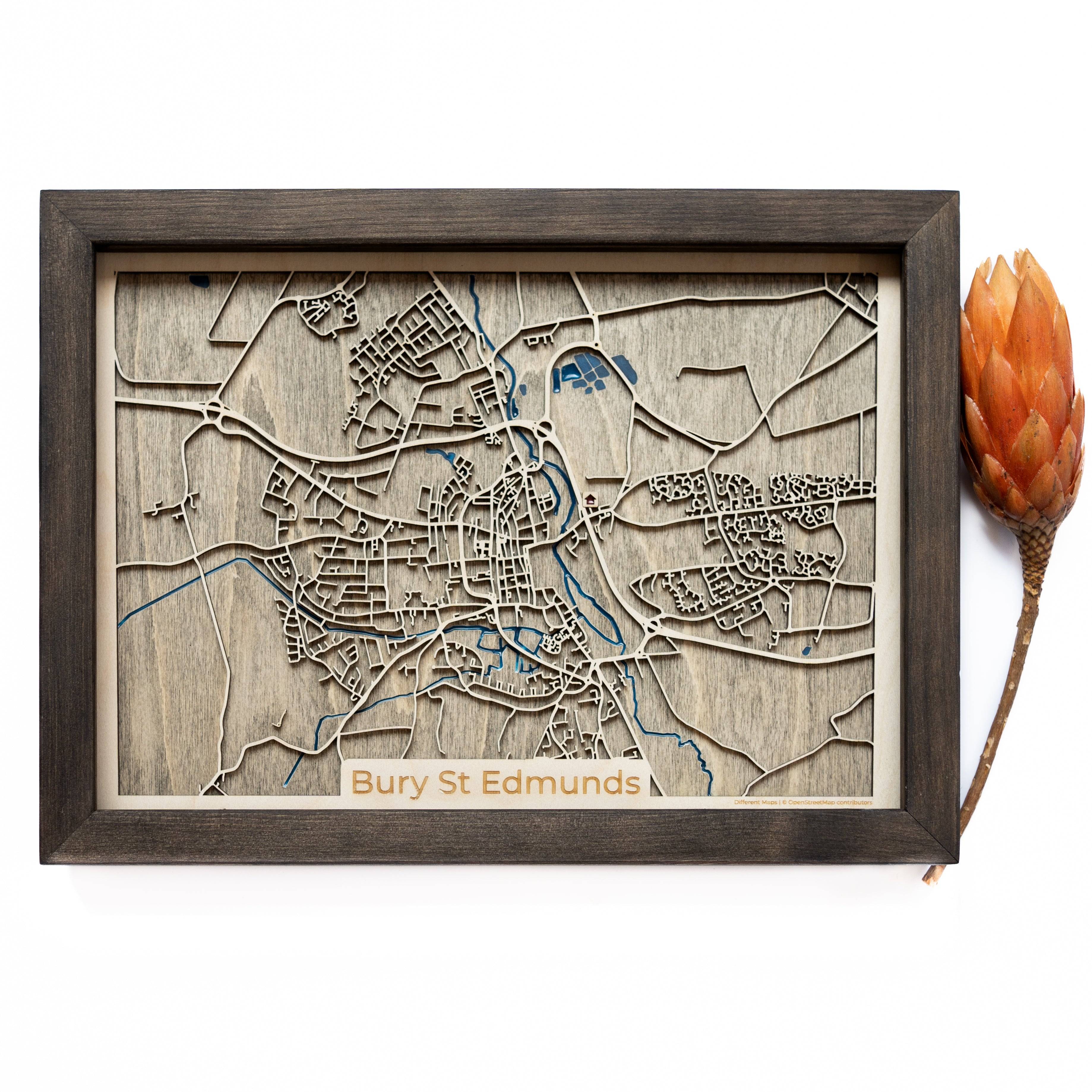 Bury St Edmunds Wood Map