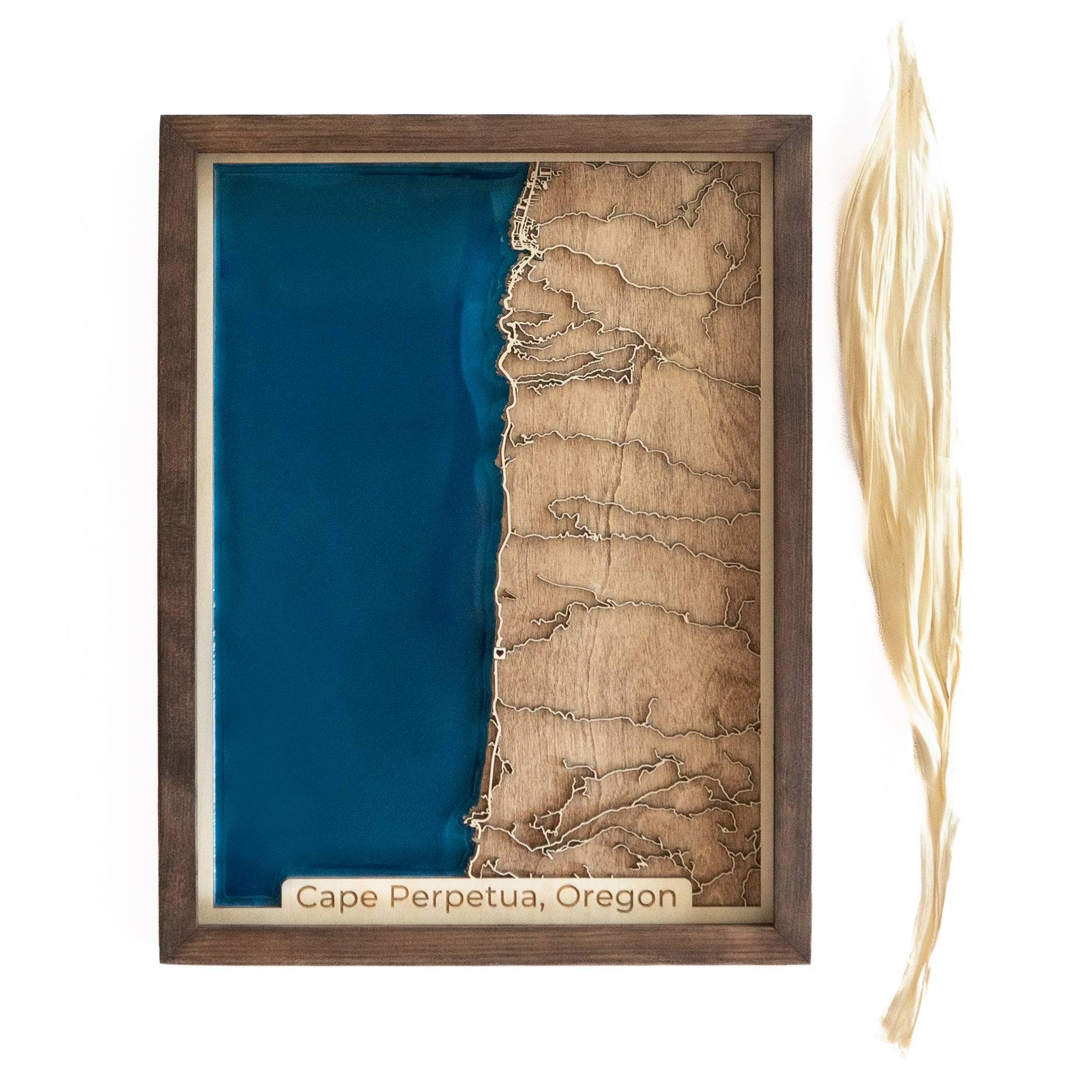 Cape Perpetua Wood Map