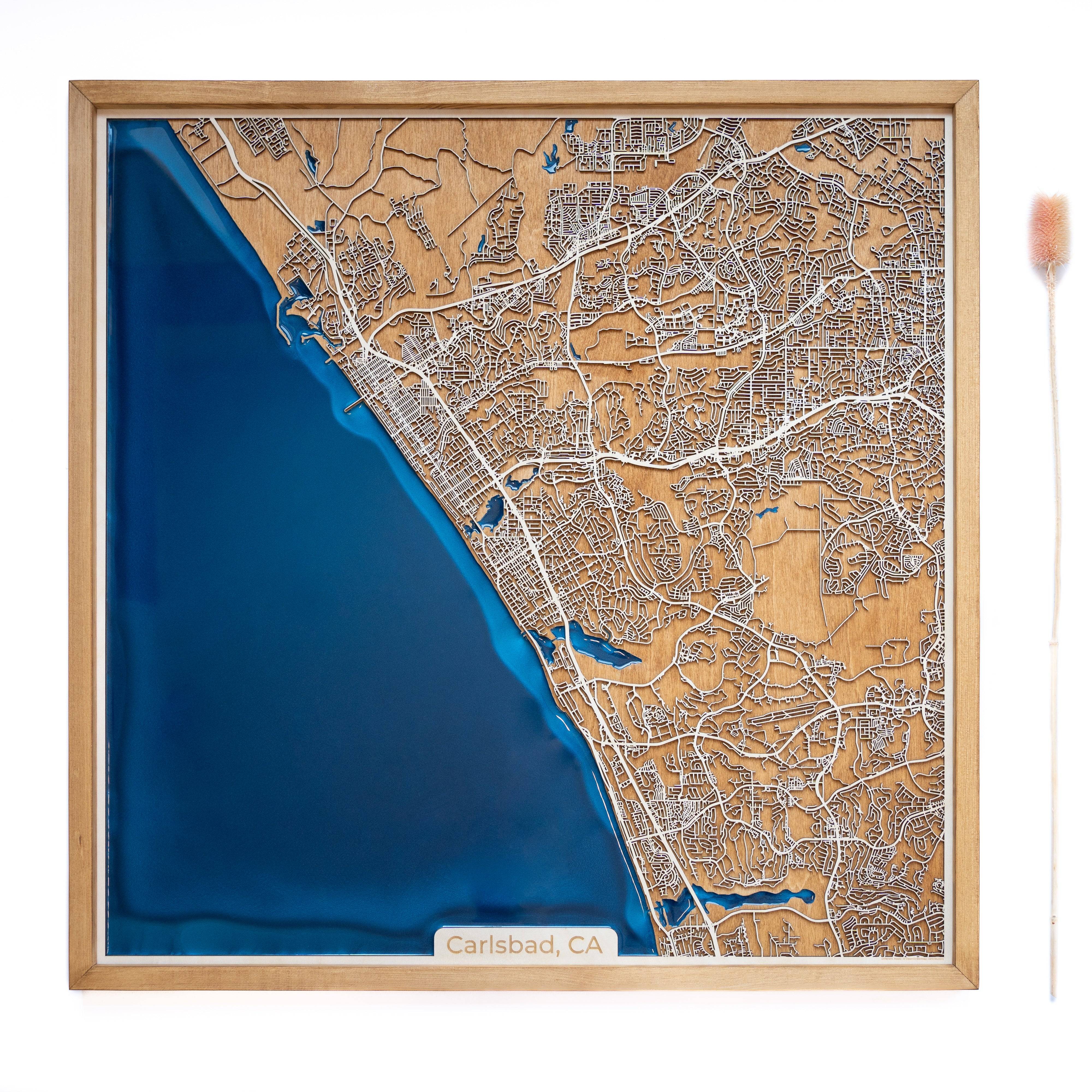 Carlsbad Wood Map