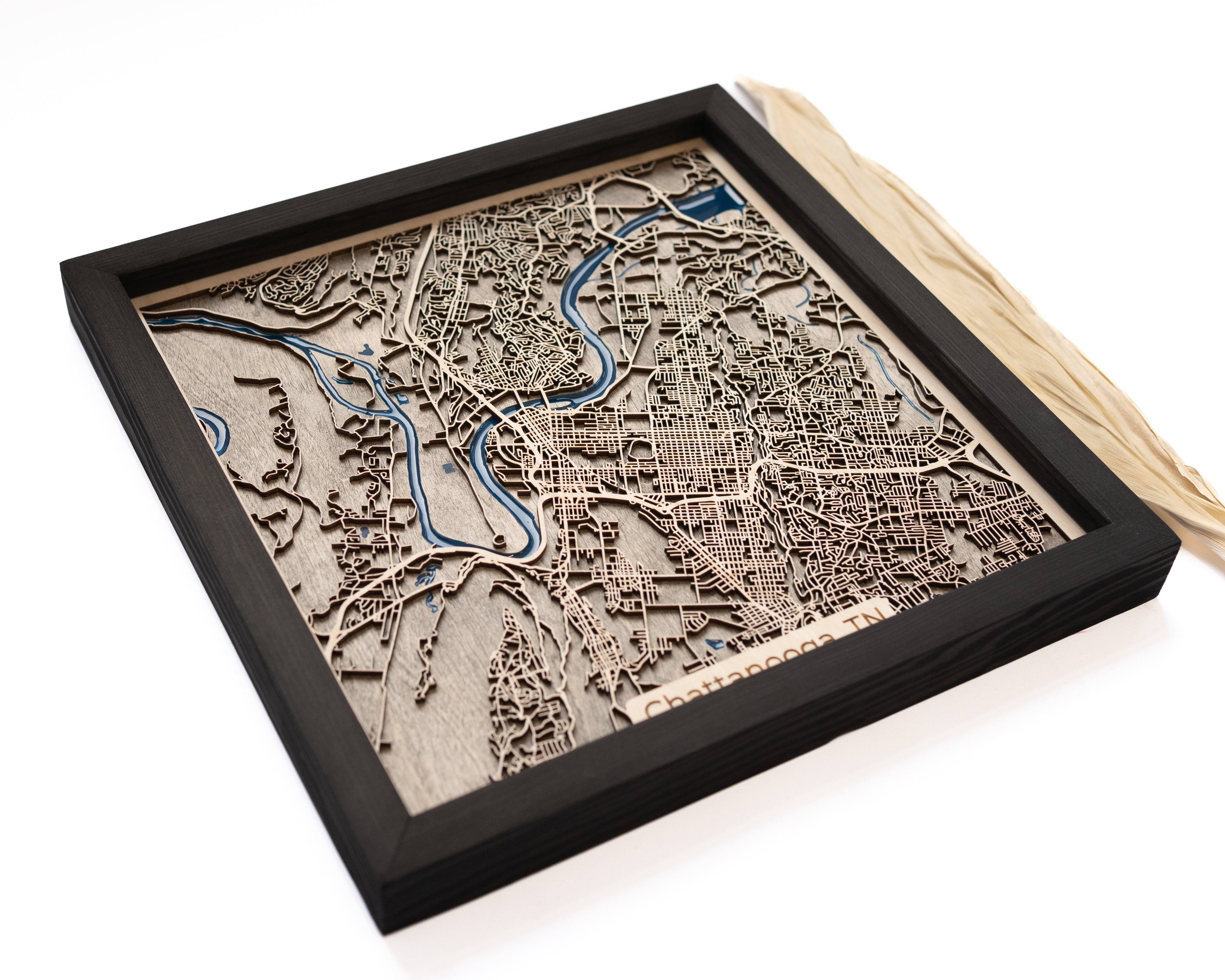 Chattanooga Wood Map