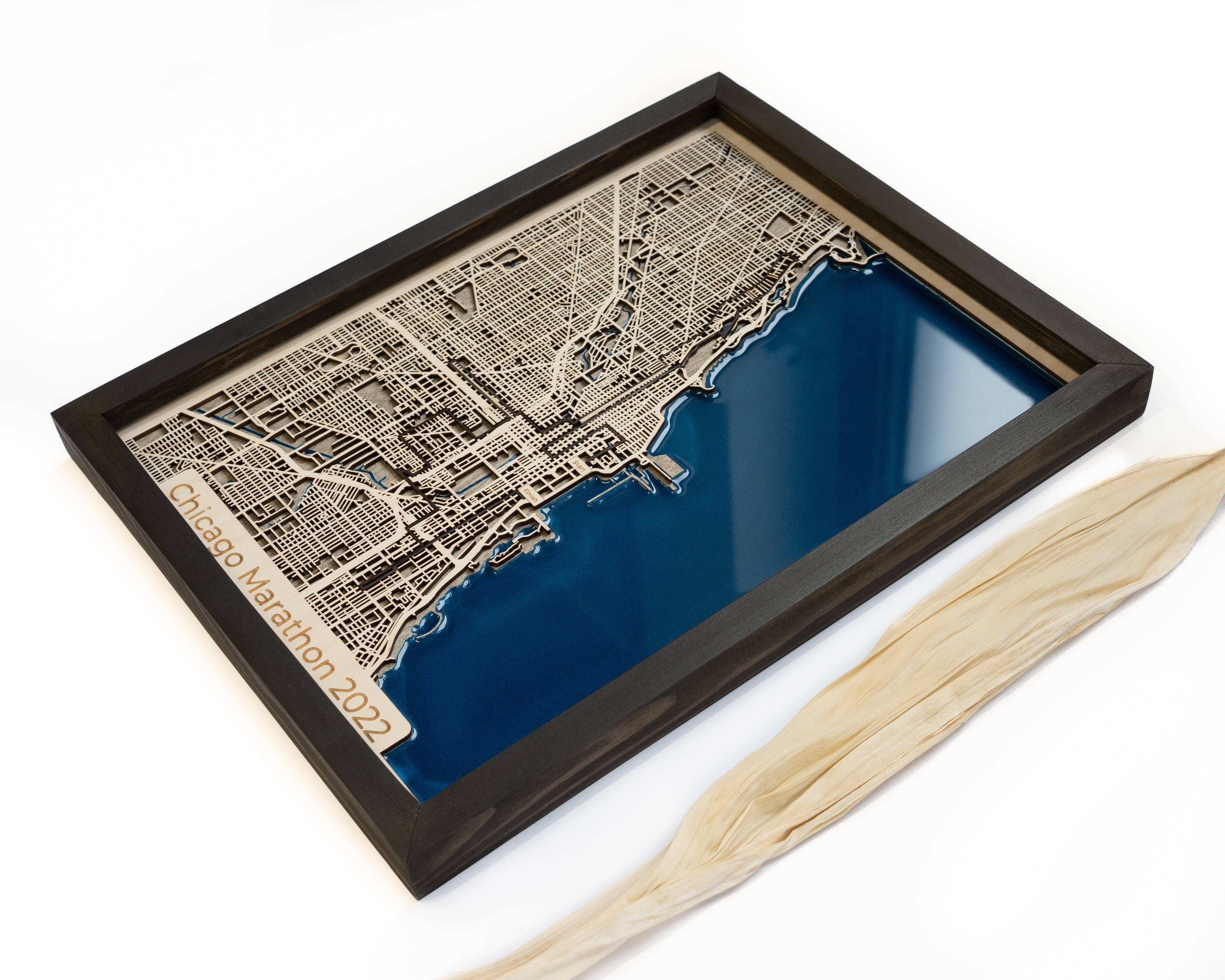 Chicago Marathon Map