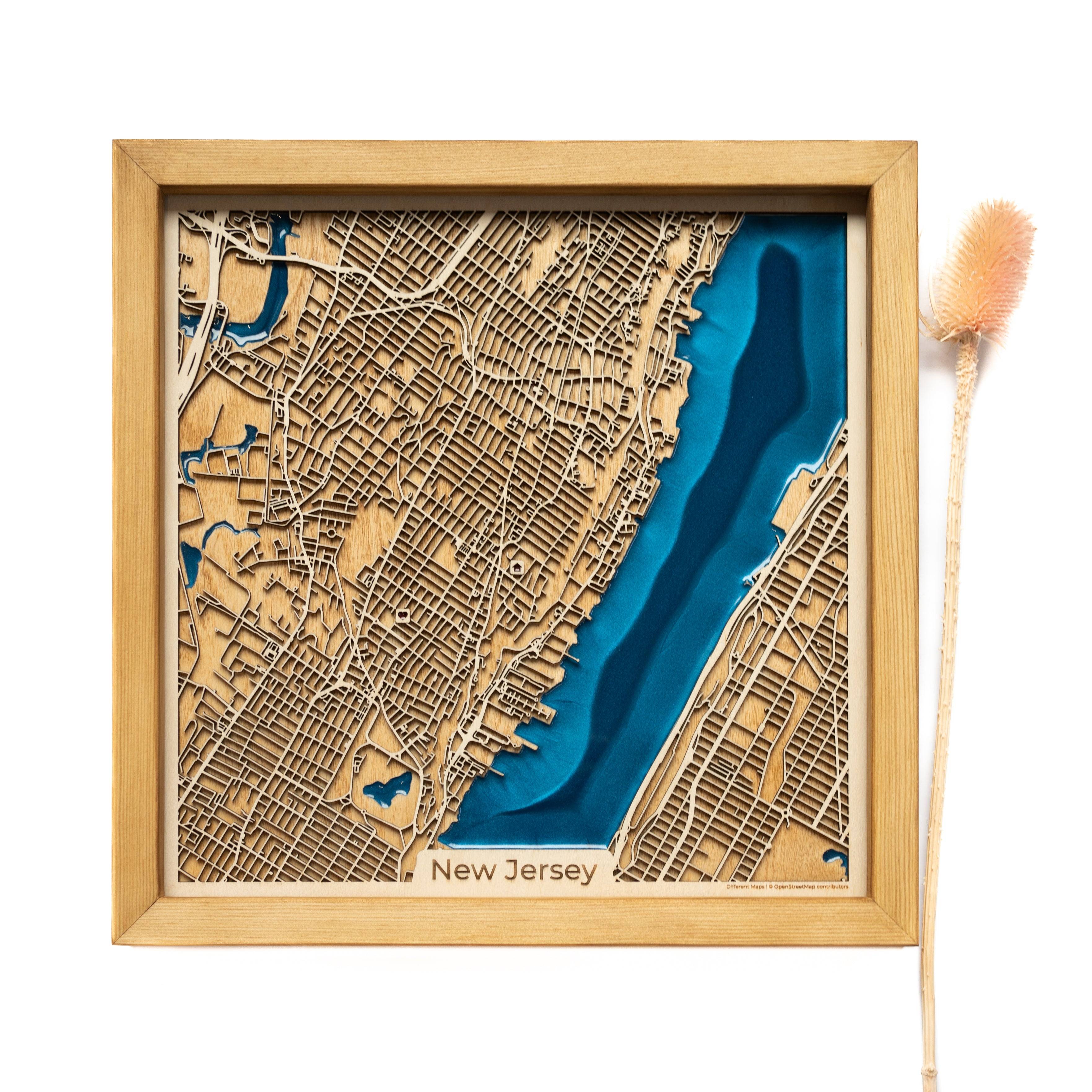 Cliffside Park Wood Map