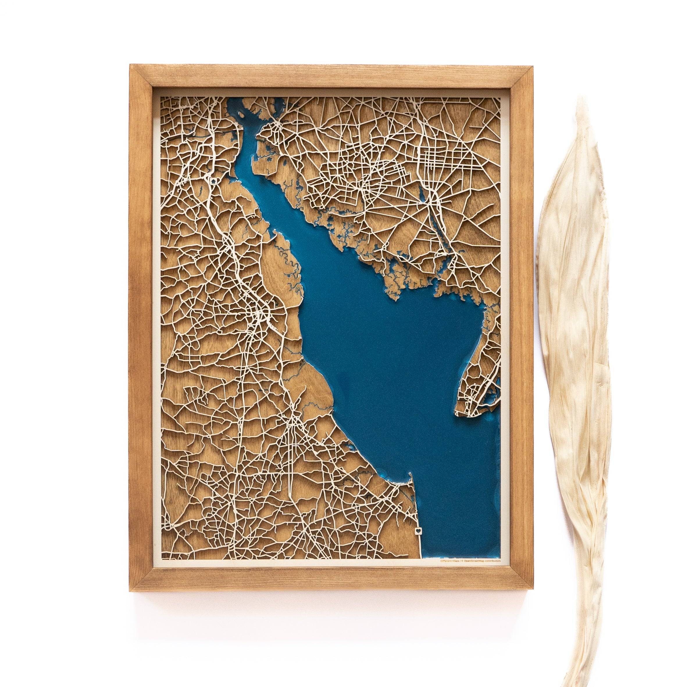 Delaware Bay Wood Map