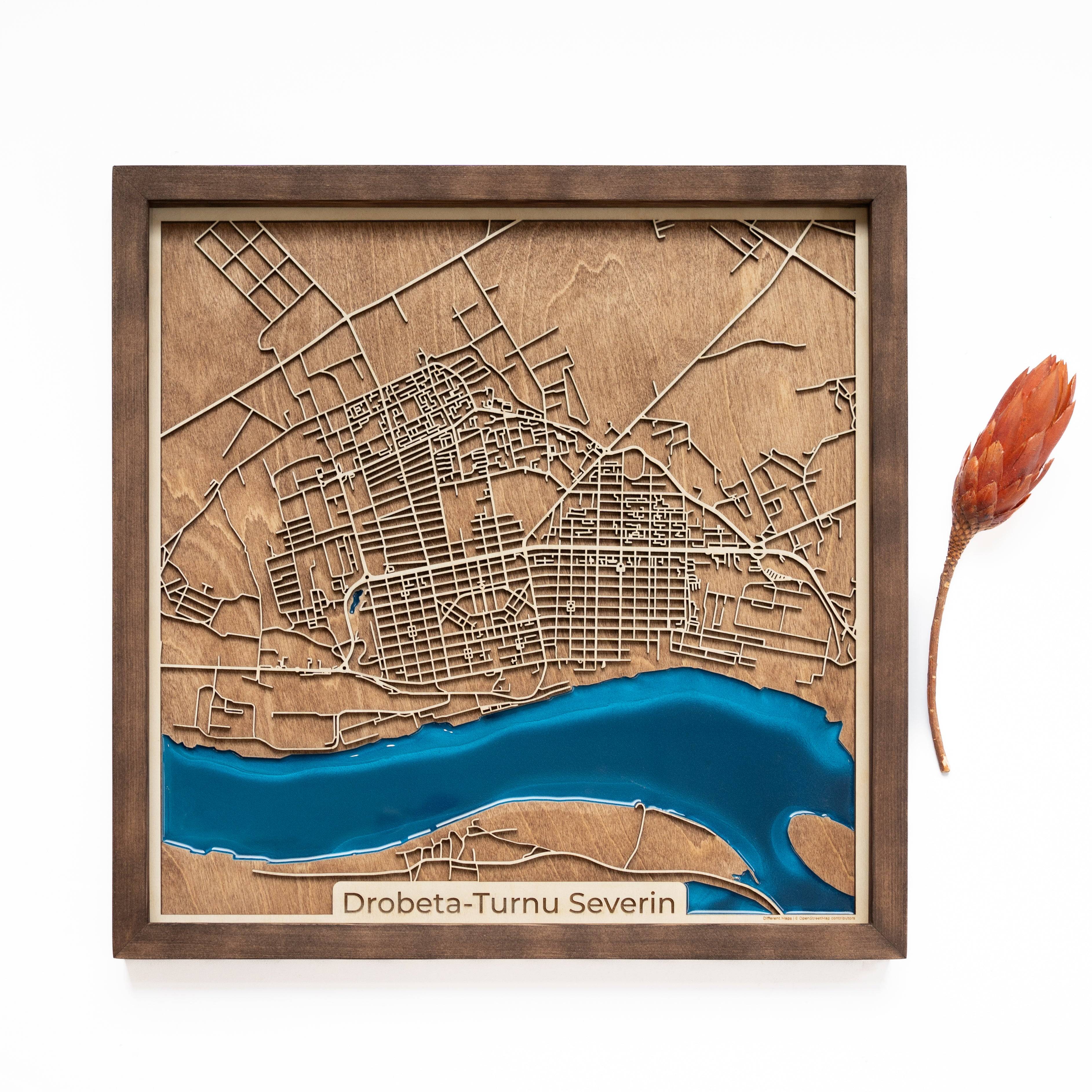 Drobeta-Turnu Severin Wood Map