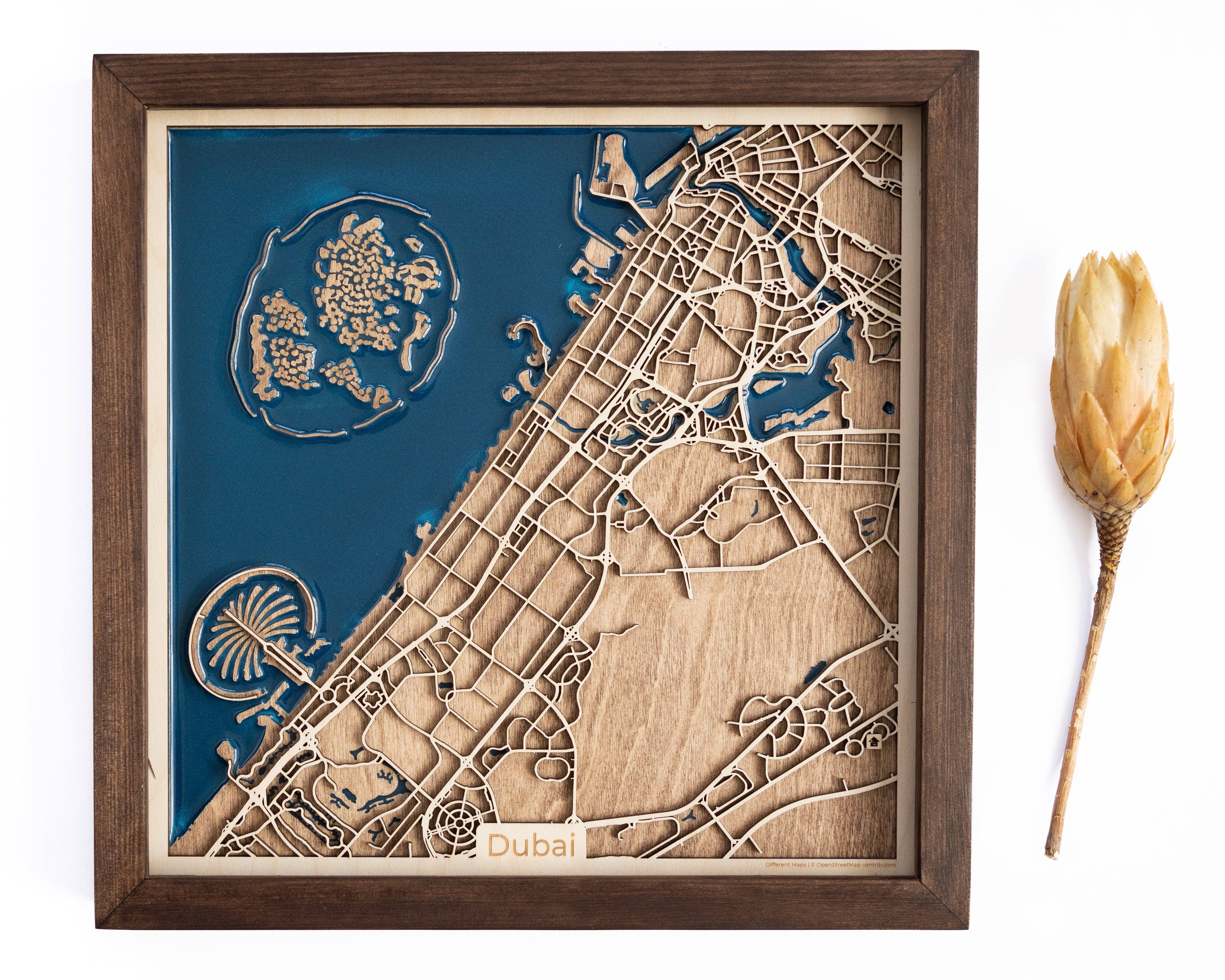 Dubai Wood Map