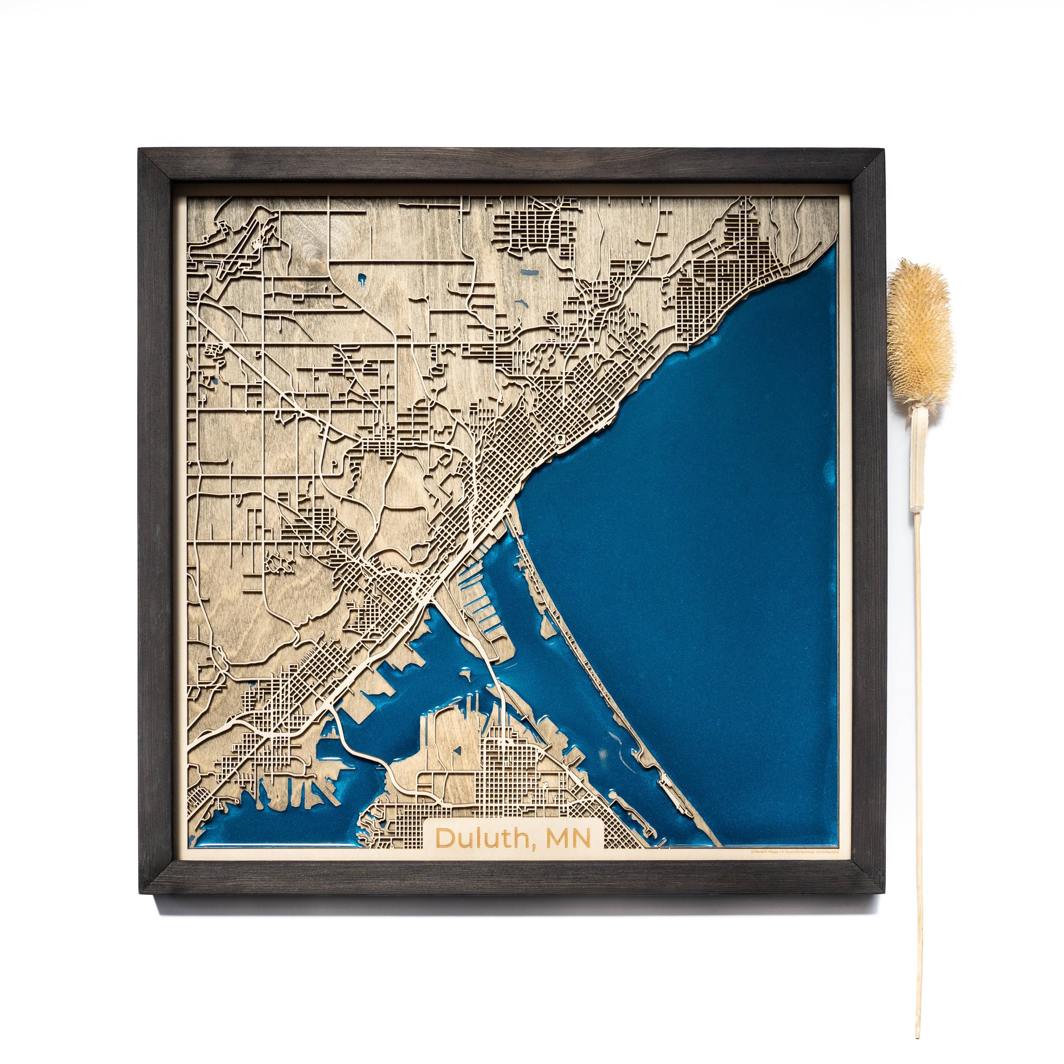 Duluth Wood Map