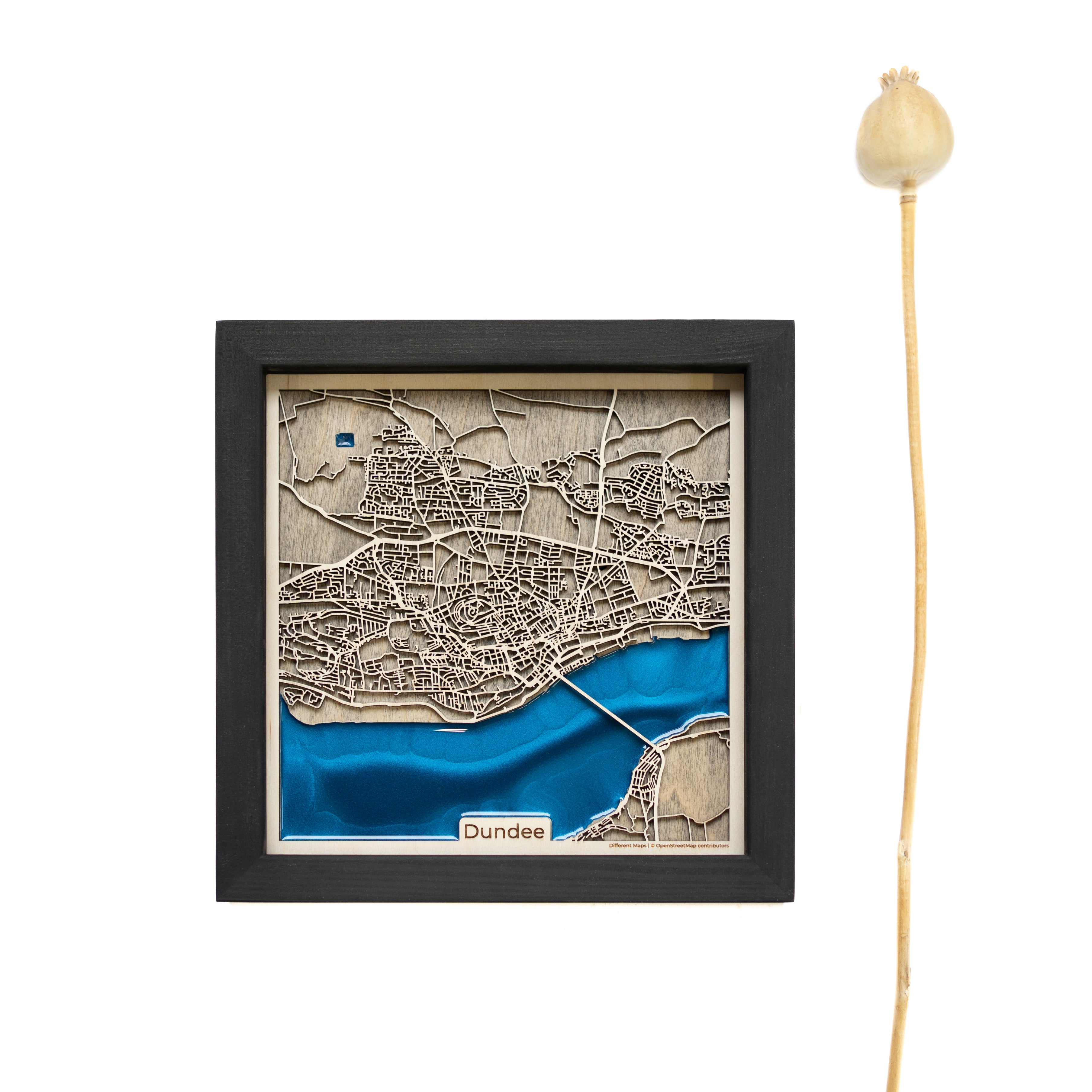 Dundee Scotland Custom Map