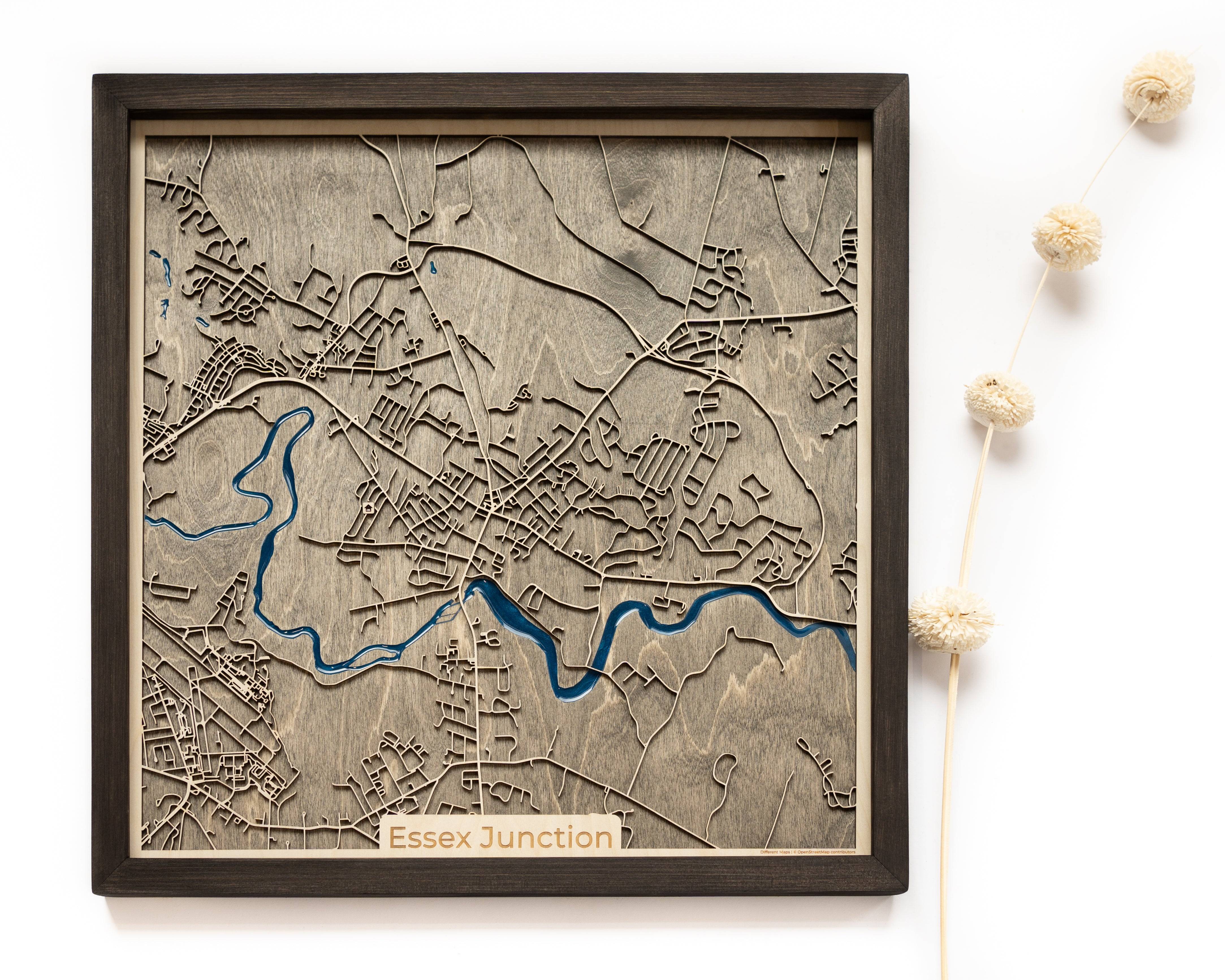 Essex Junction Wood Map