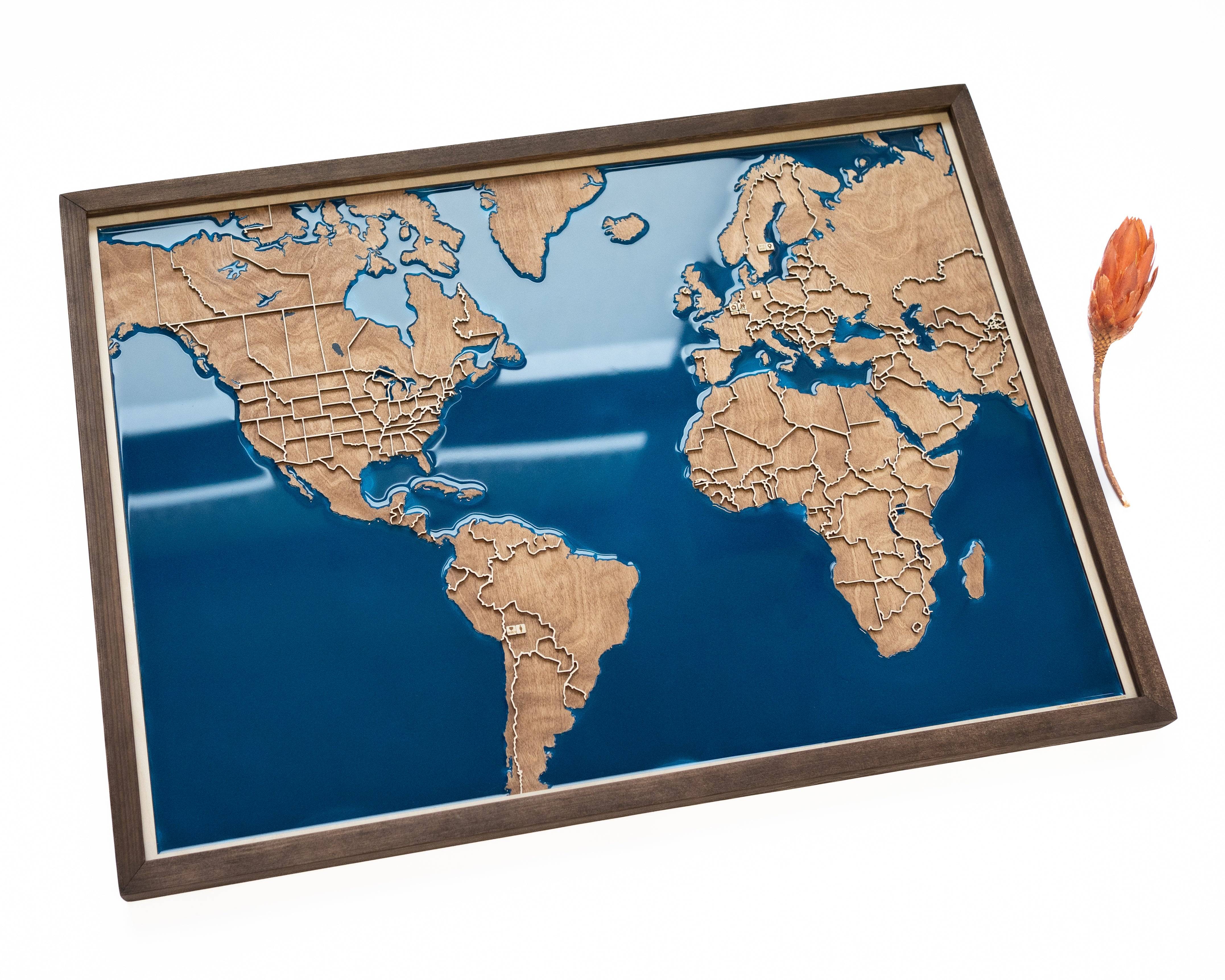 Europe America Clasroom Map Country Outlines