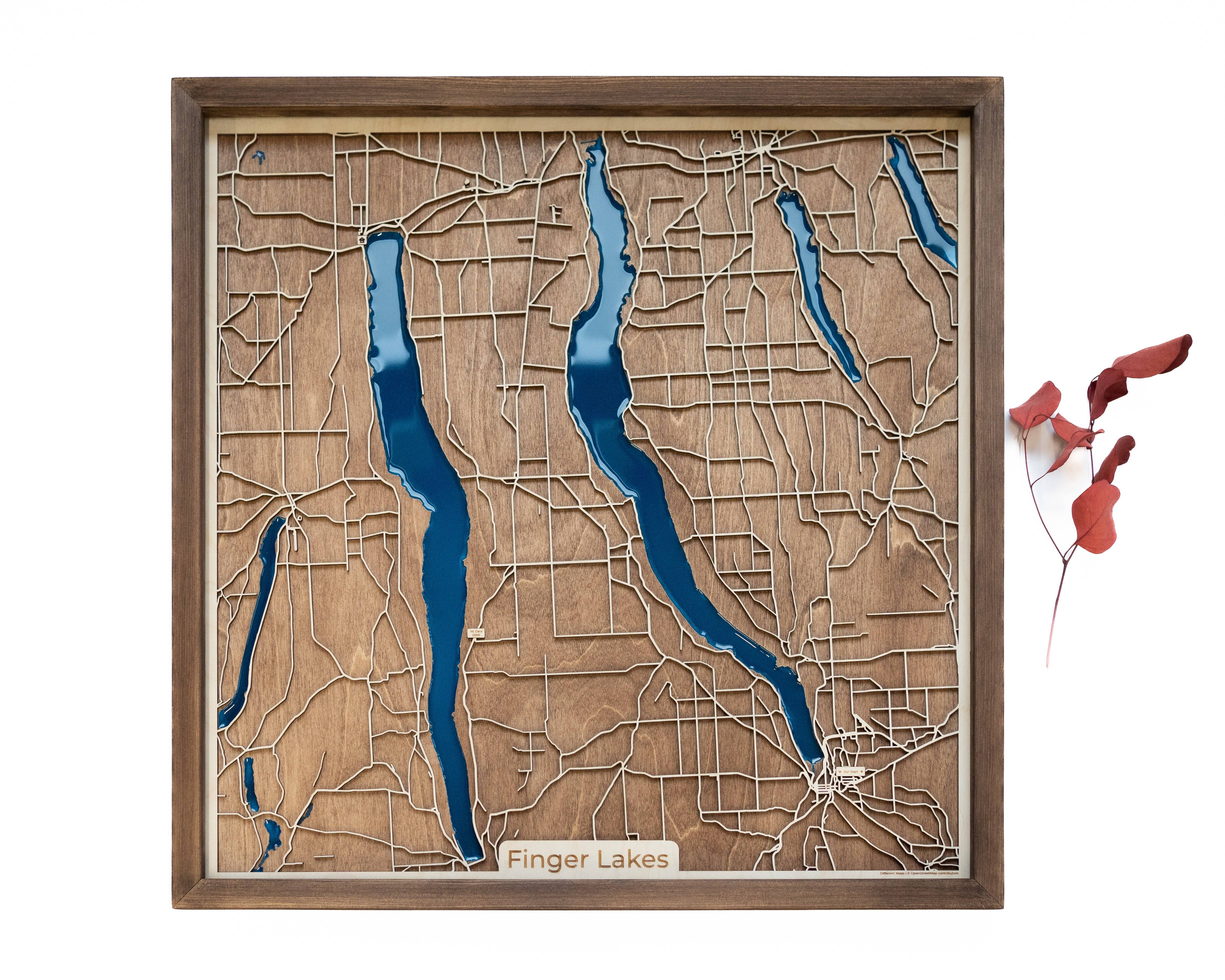 Finger Lakes Wood Map