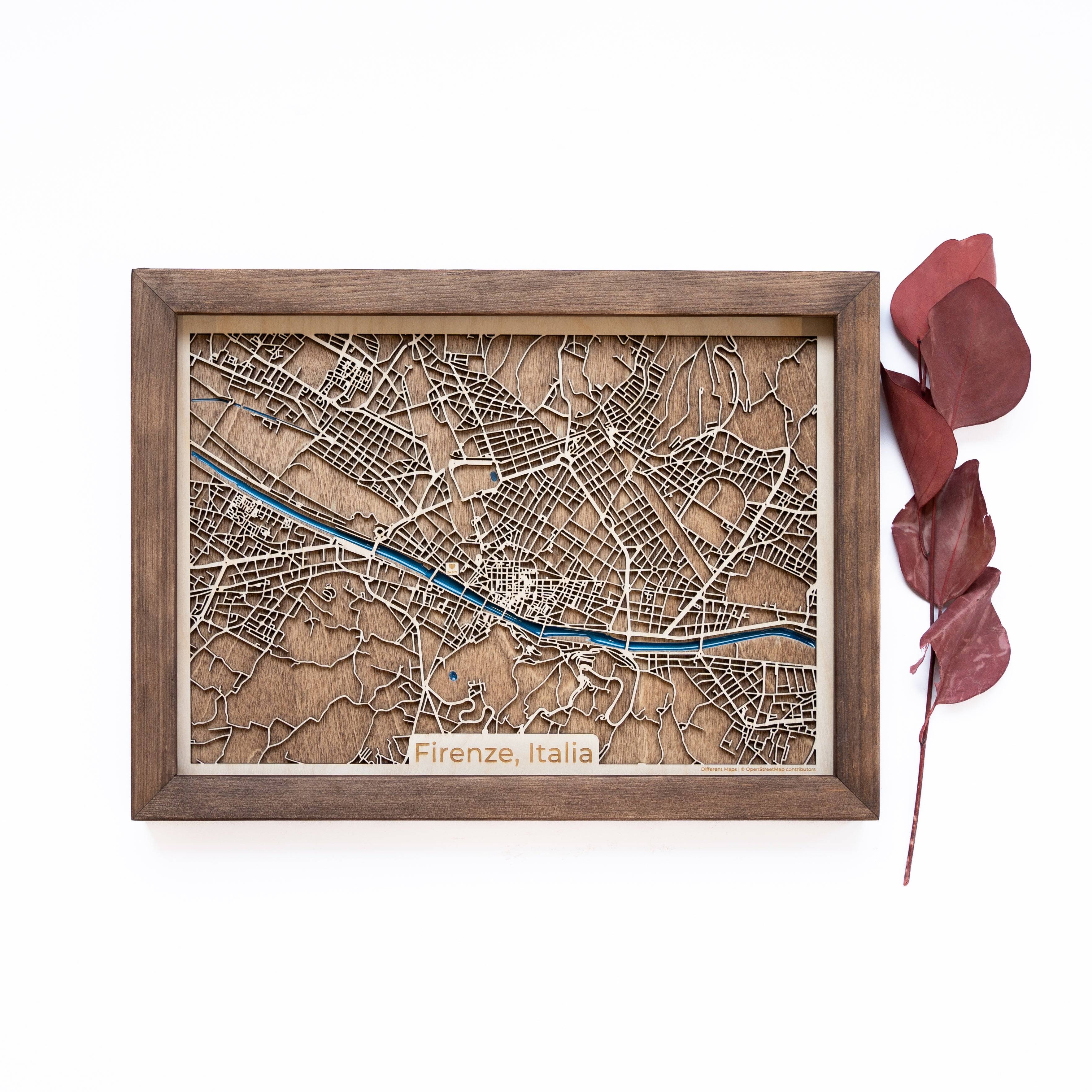 Firenze Wood Map