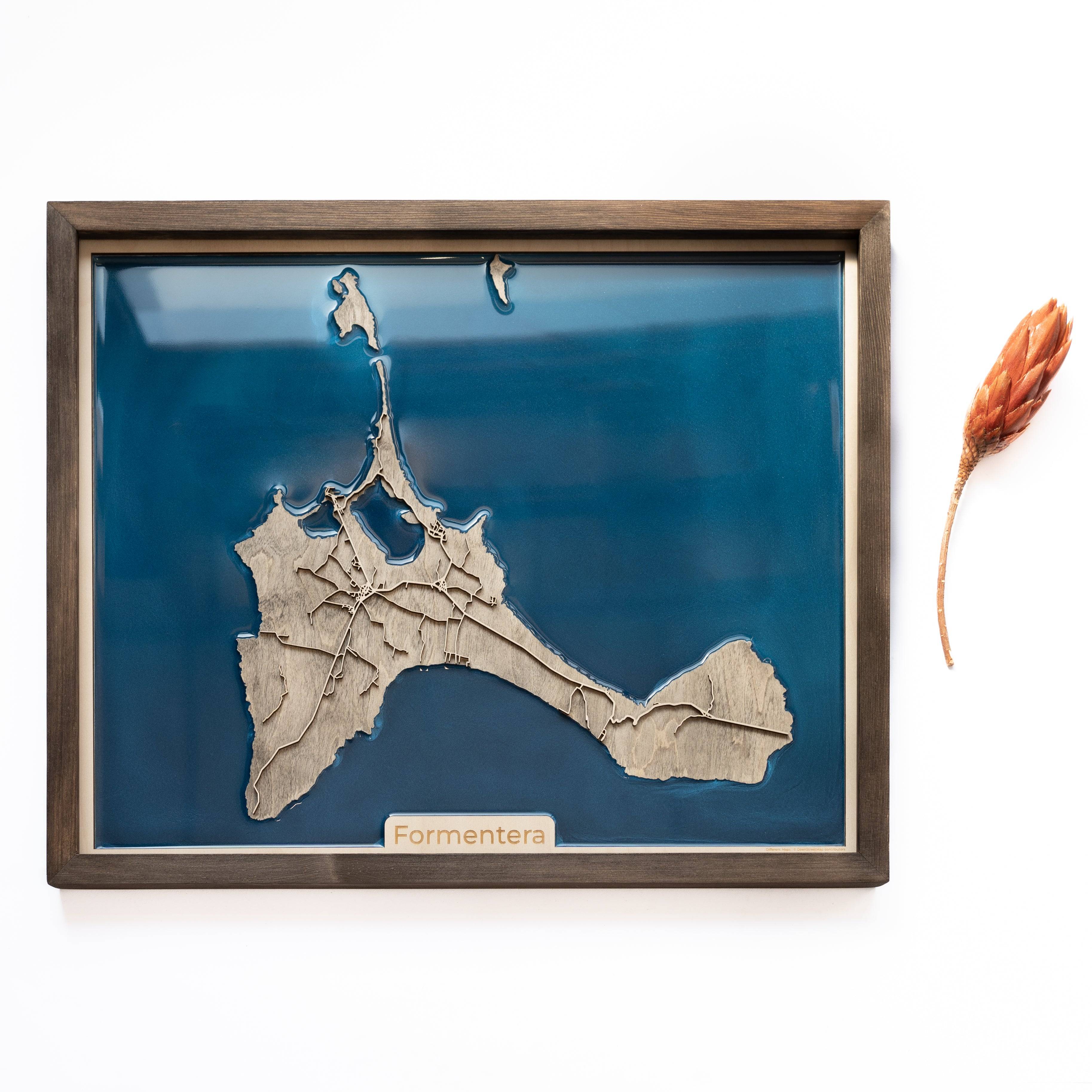 Formentera Wood Map