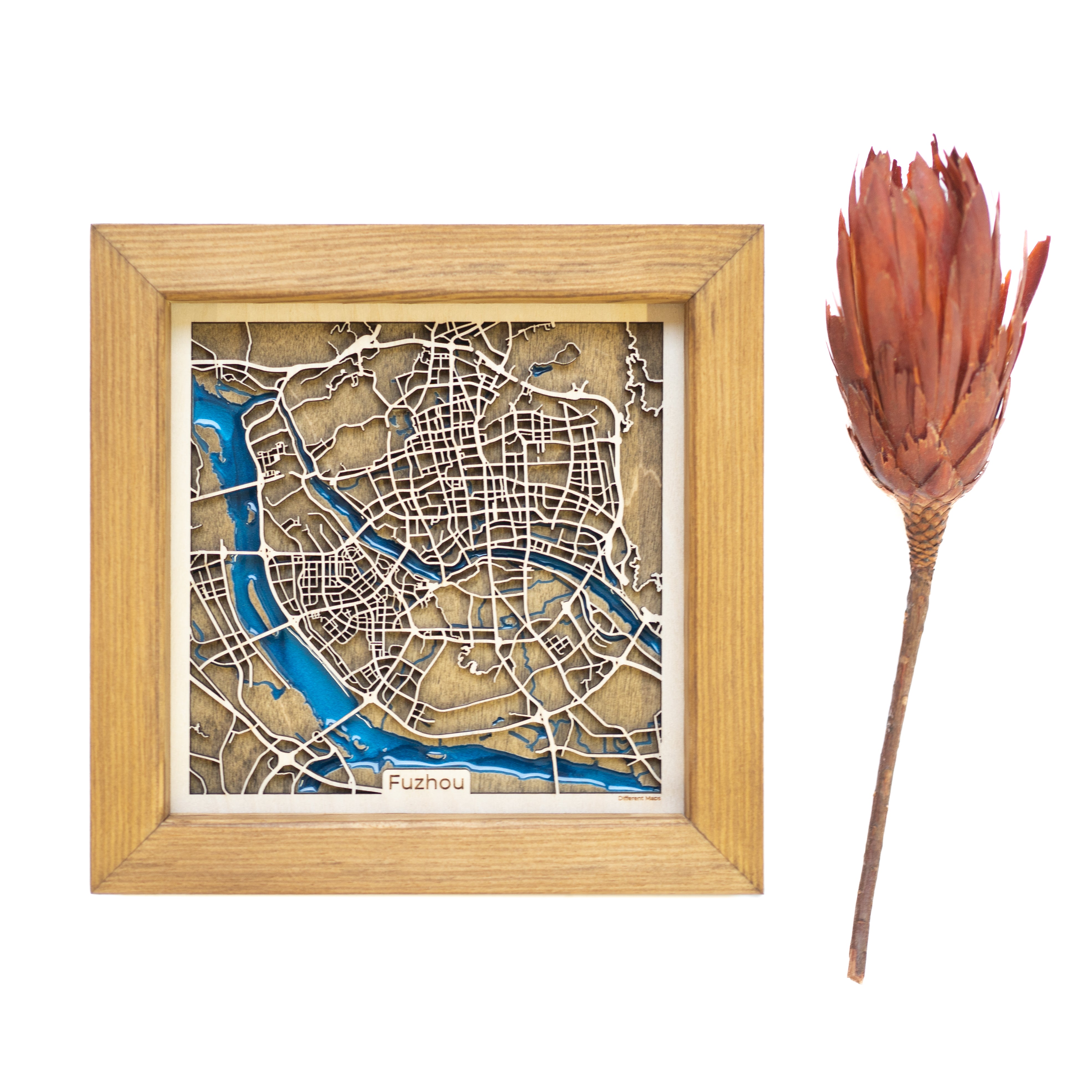 Fuzhou China Custom Map