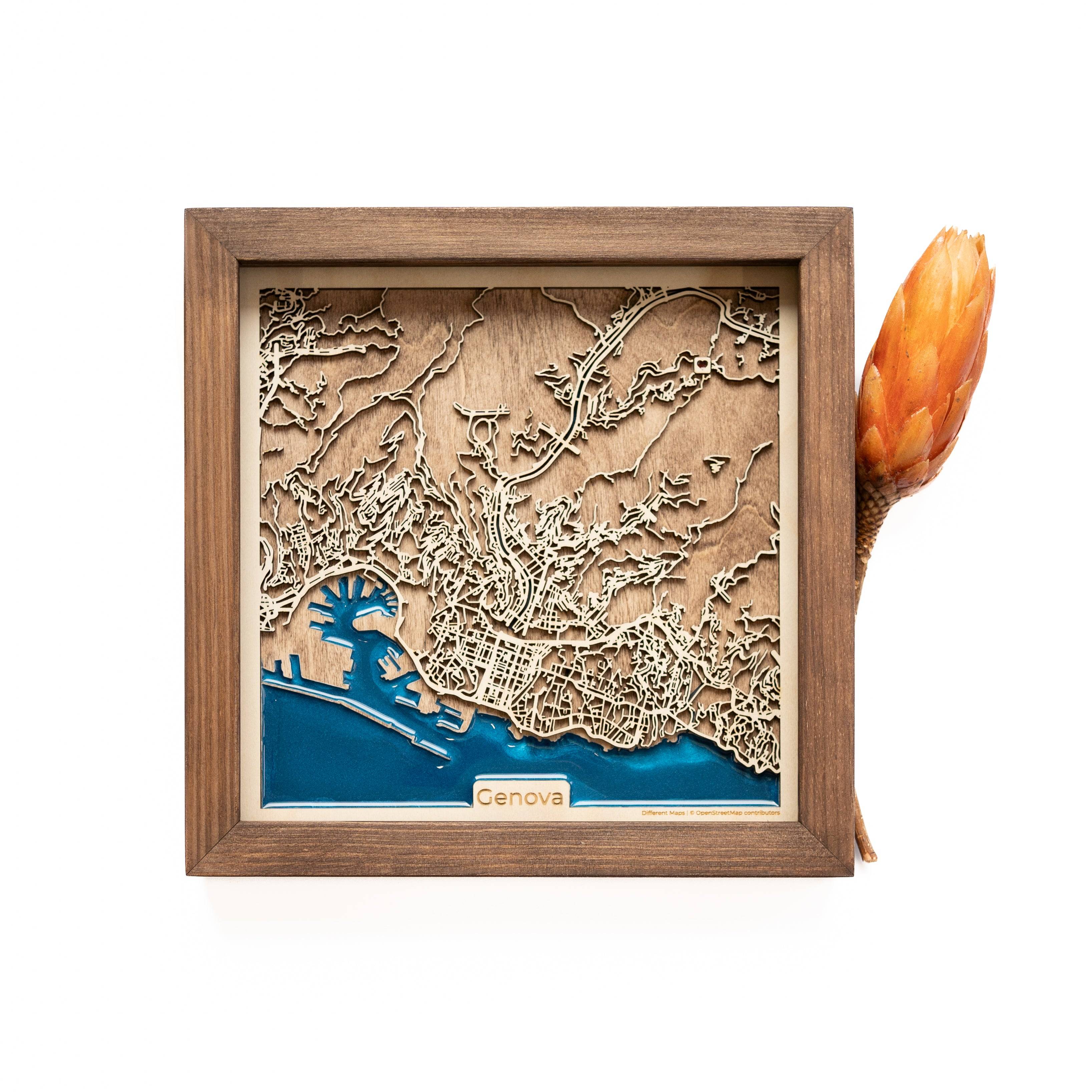 Genova Wood Map