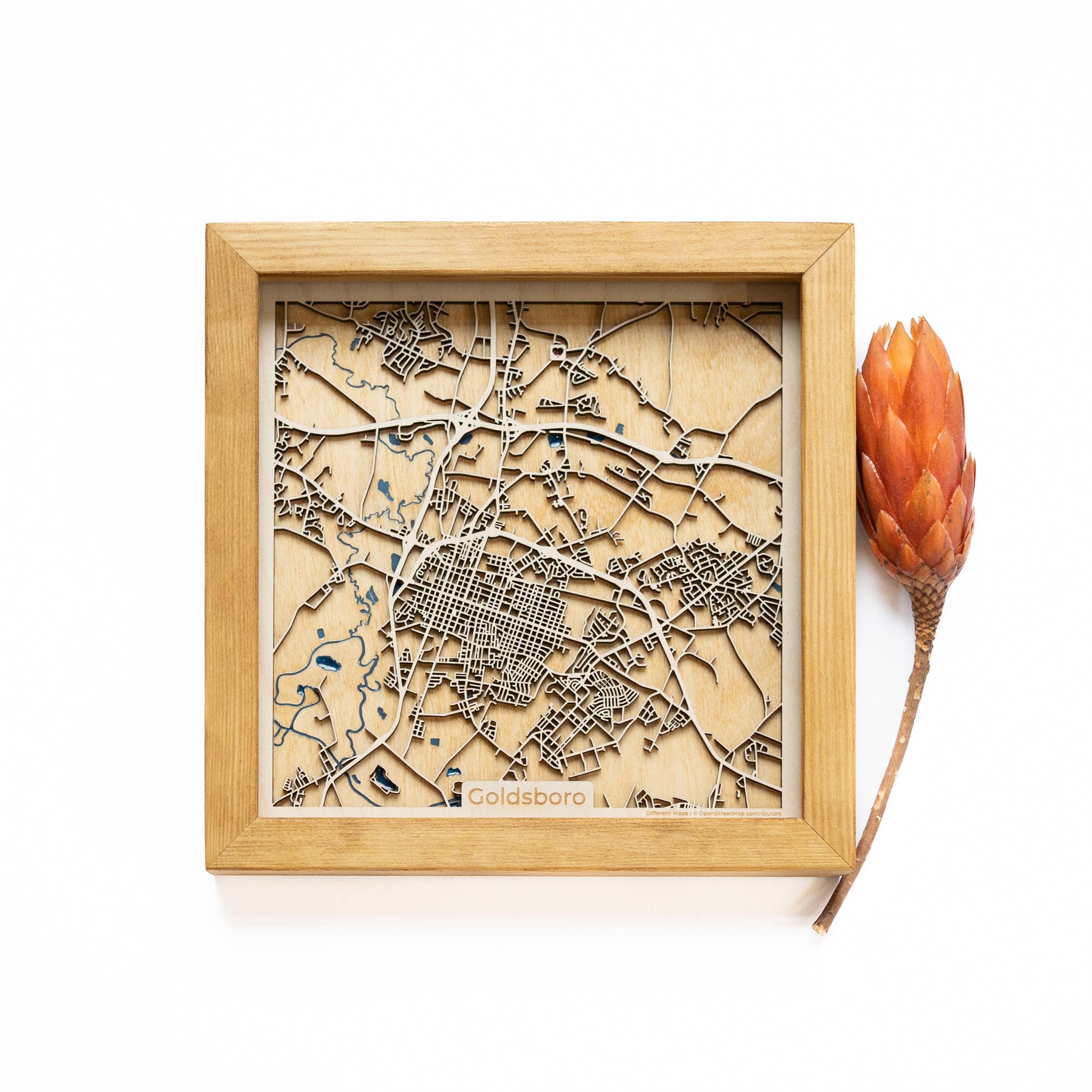 Goldsboro Wood Map