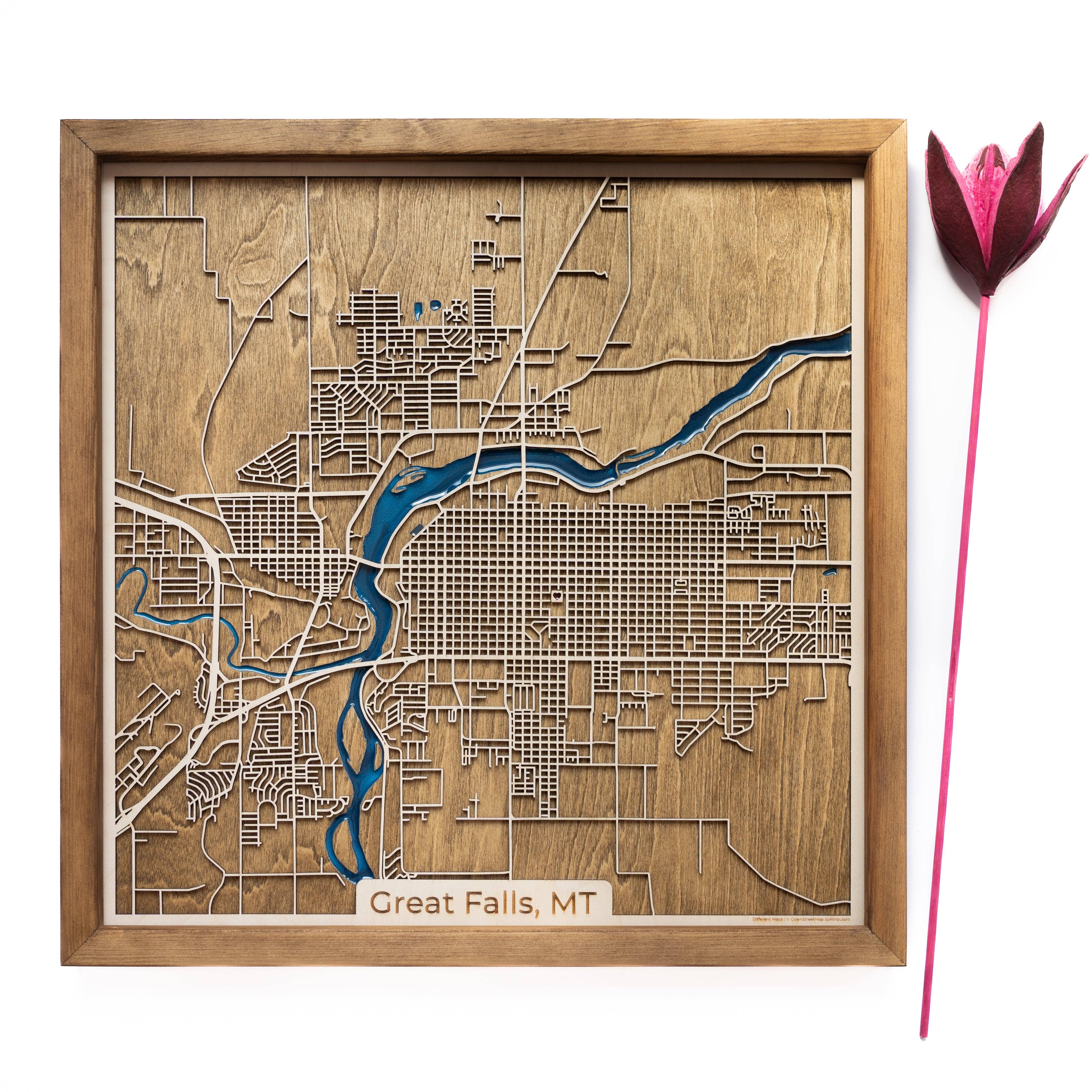 Great Falls Wood Map