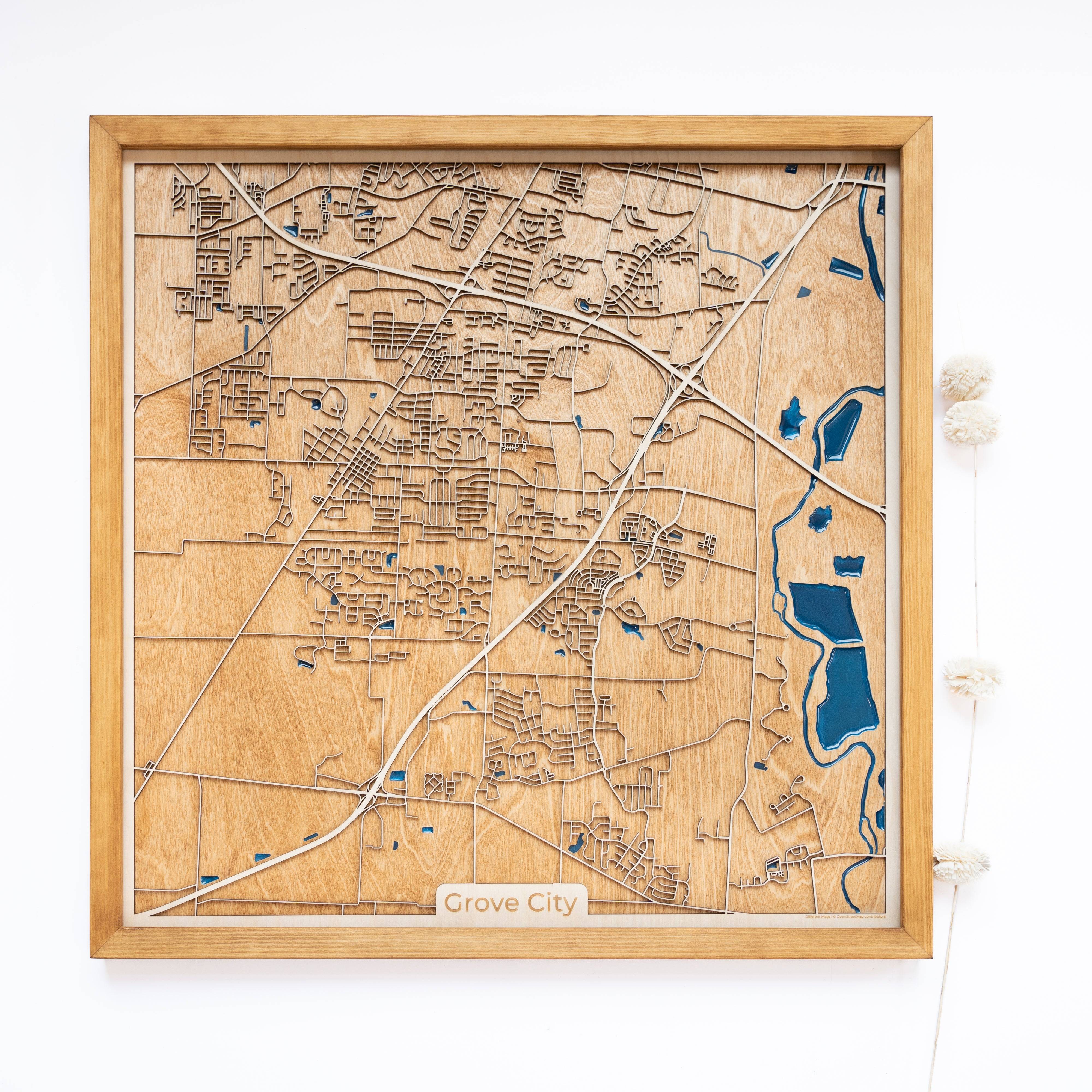 Grove City Wood Map