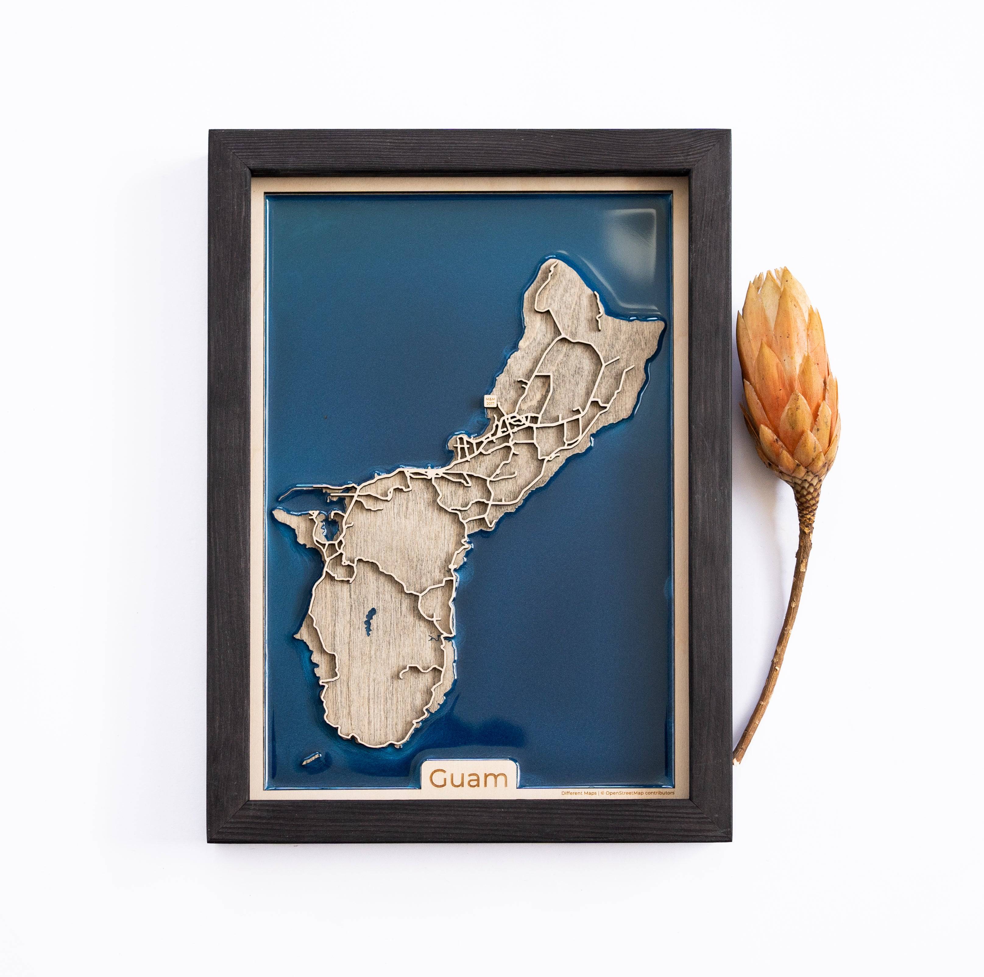 Guam Wood Map