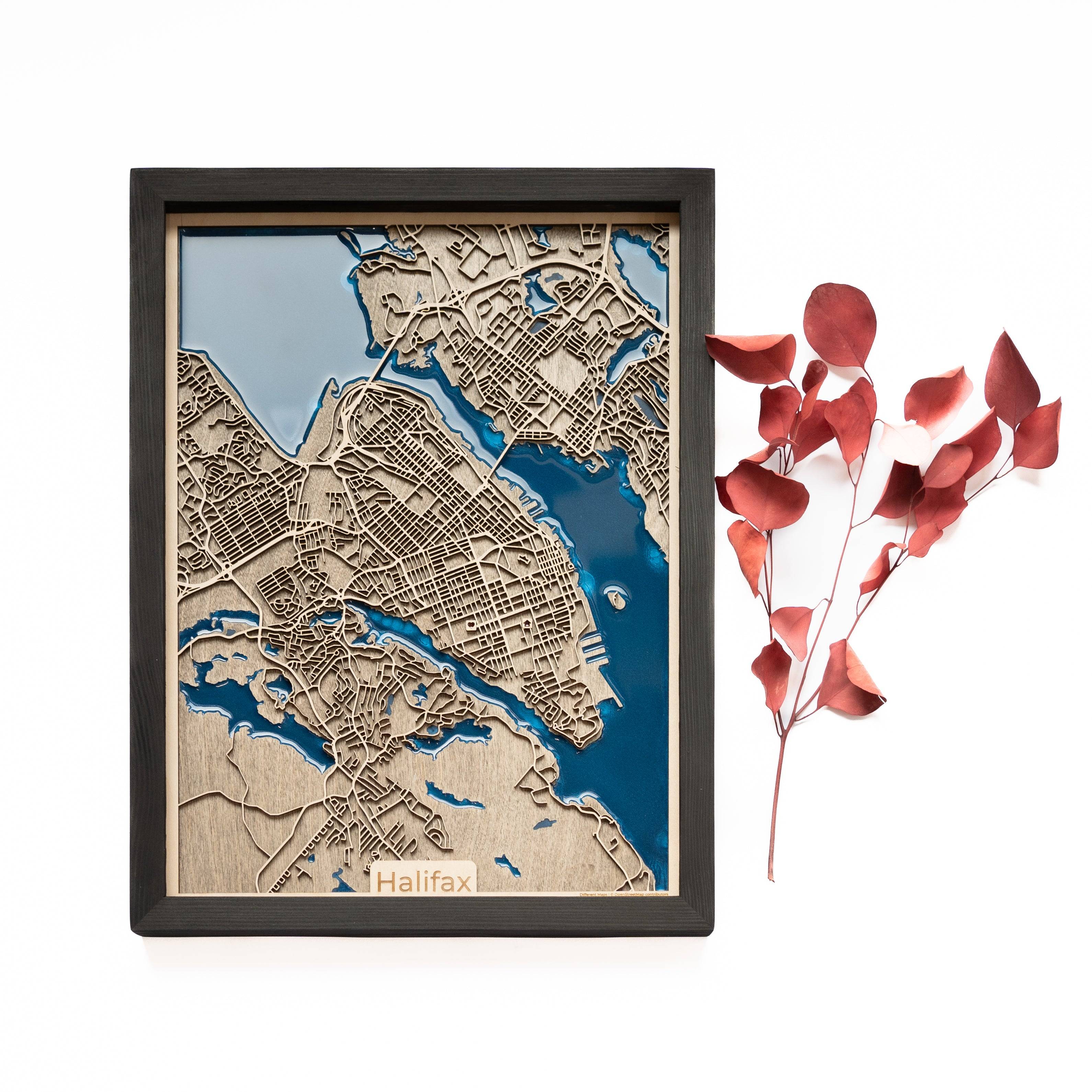 Halifax Wood Map