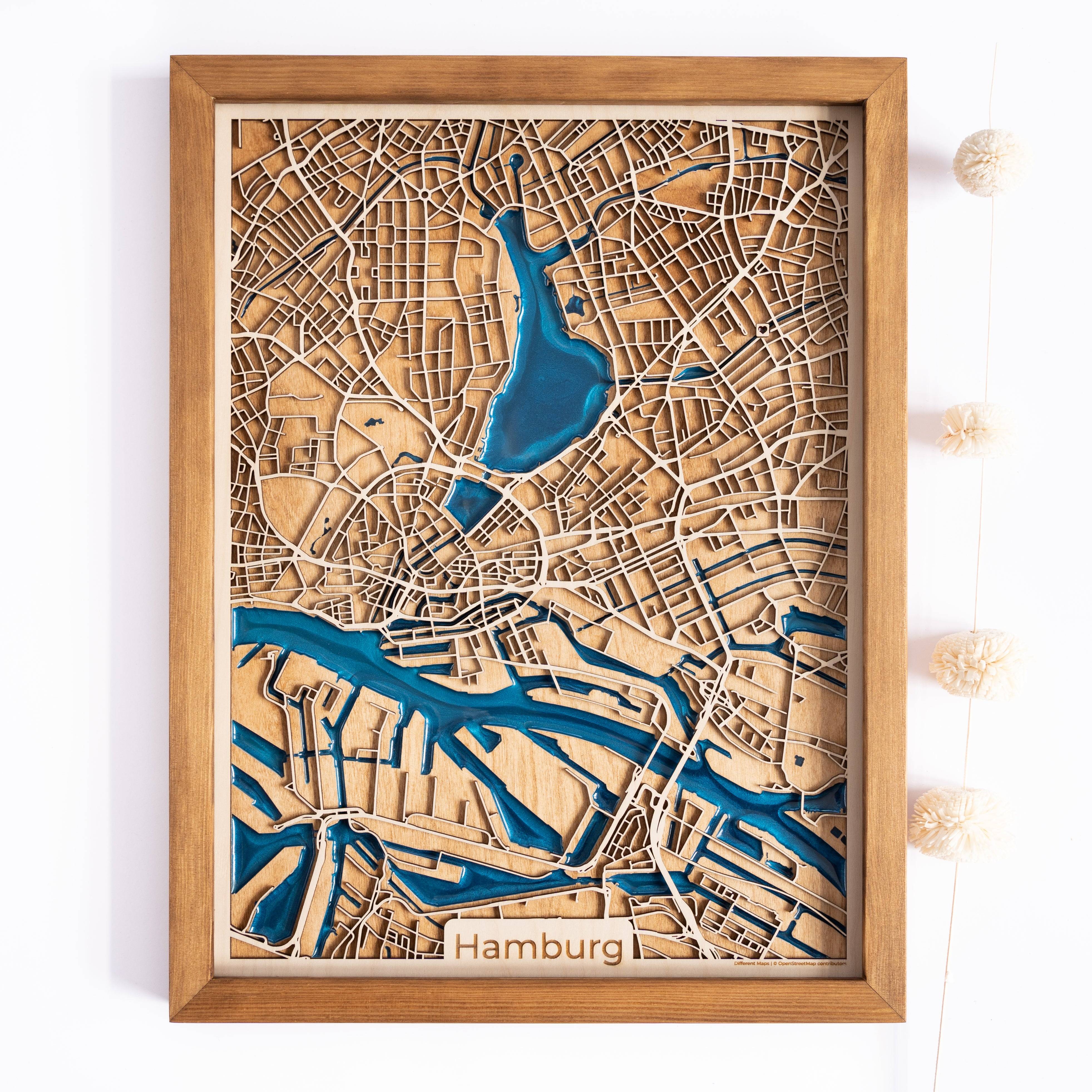 Hamburg Wood Map