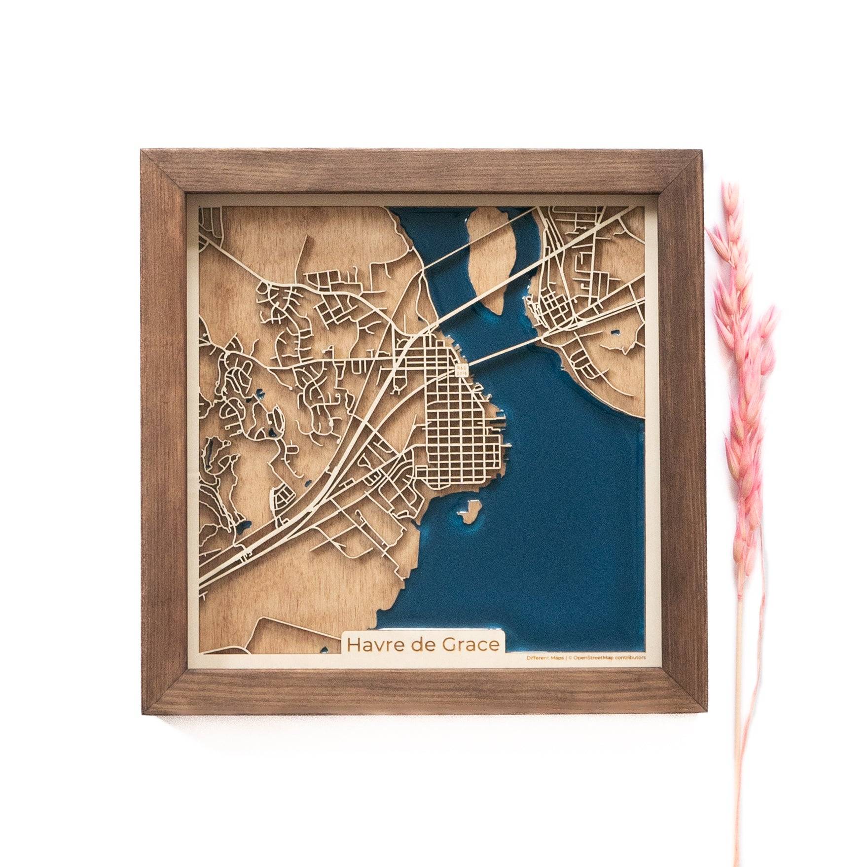 Havre de Grace Wood Map