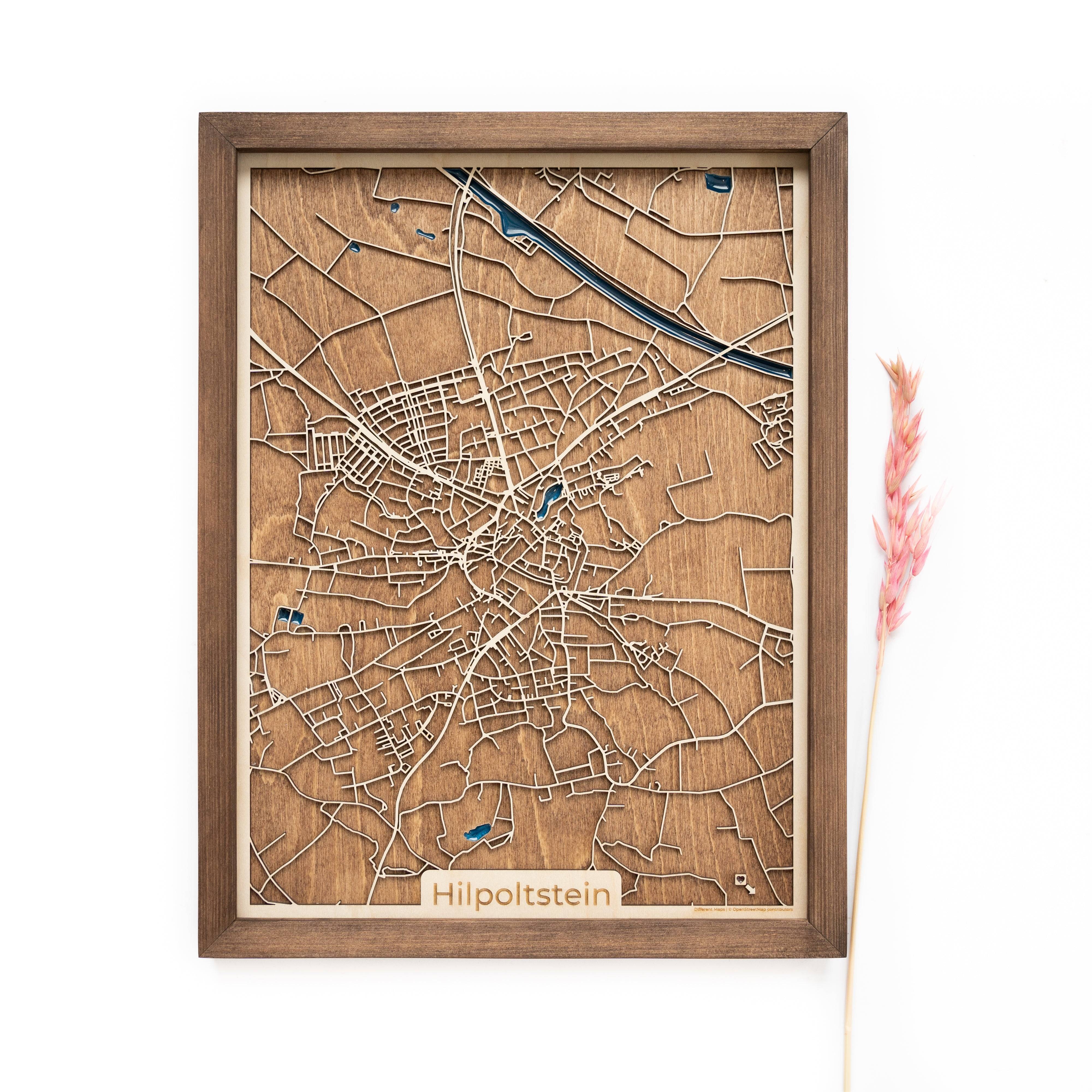 Hilpoltstein Wood Map