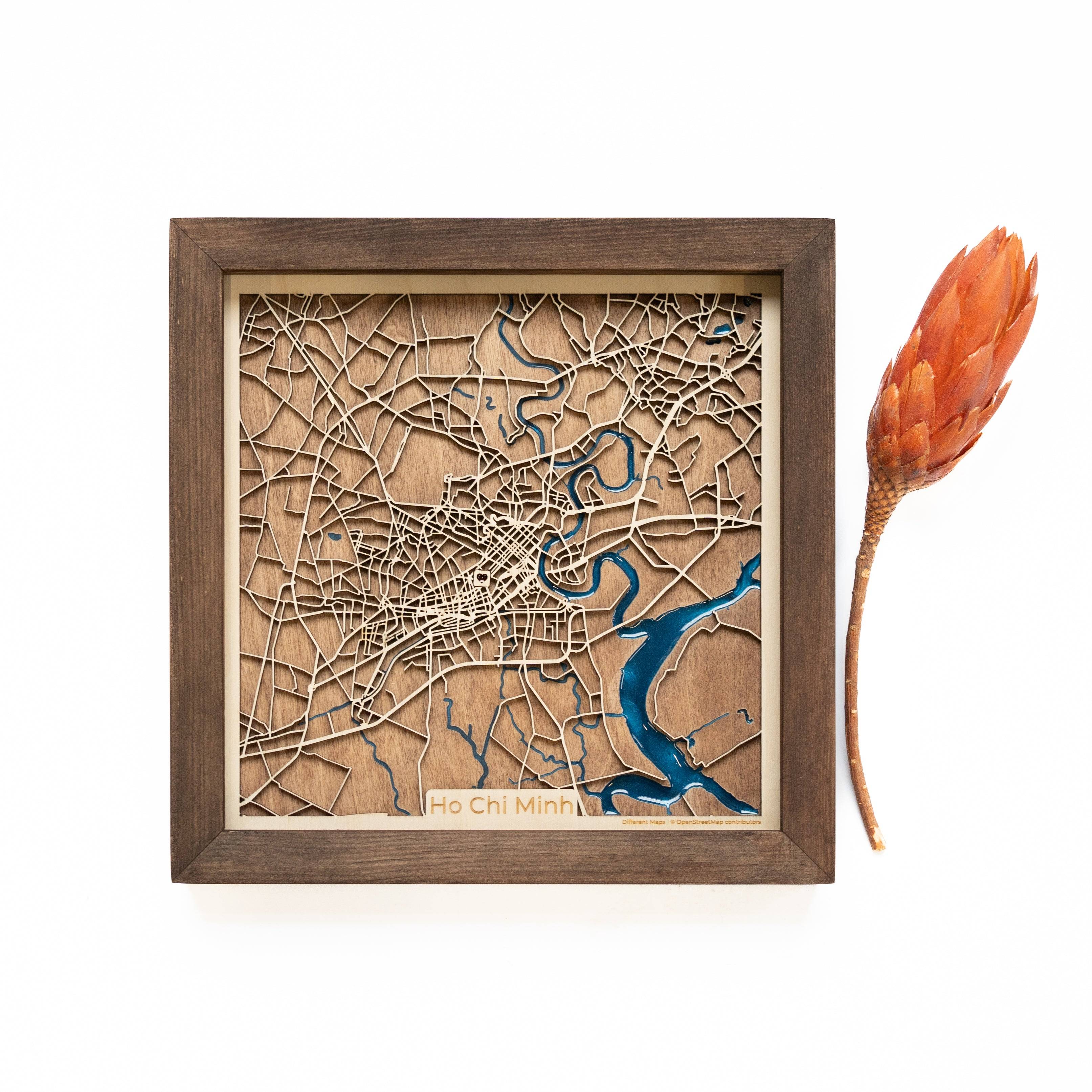 Ho Chi Minh Wood Map