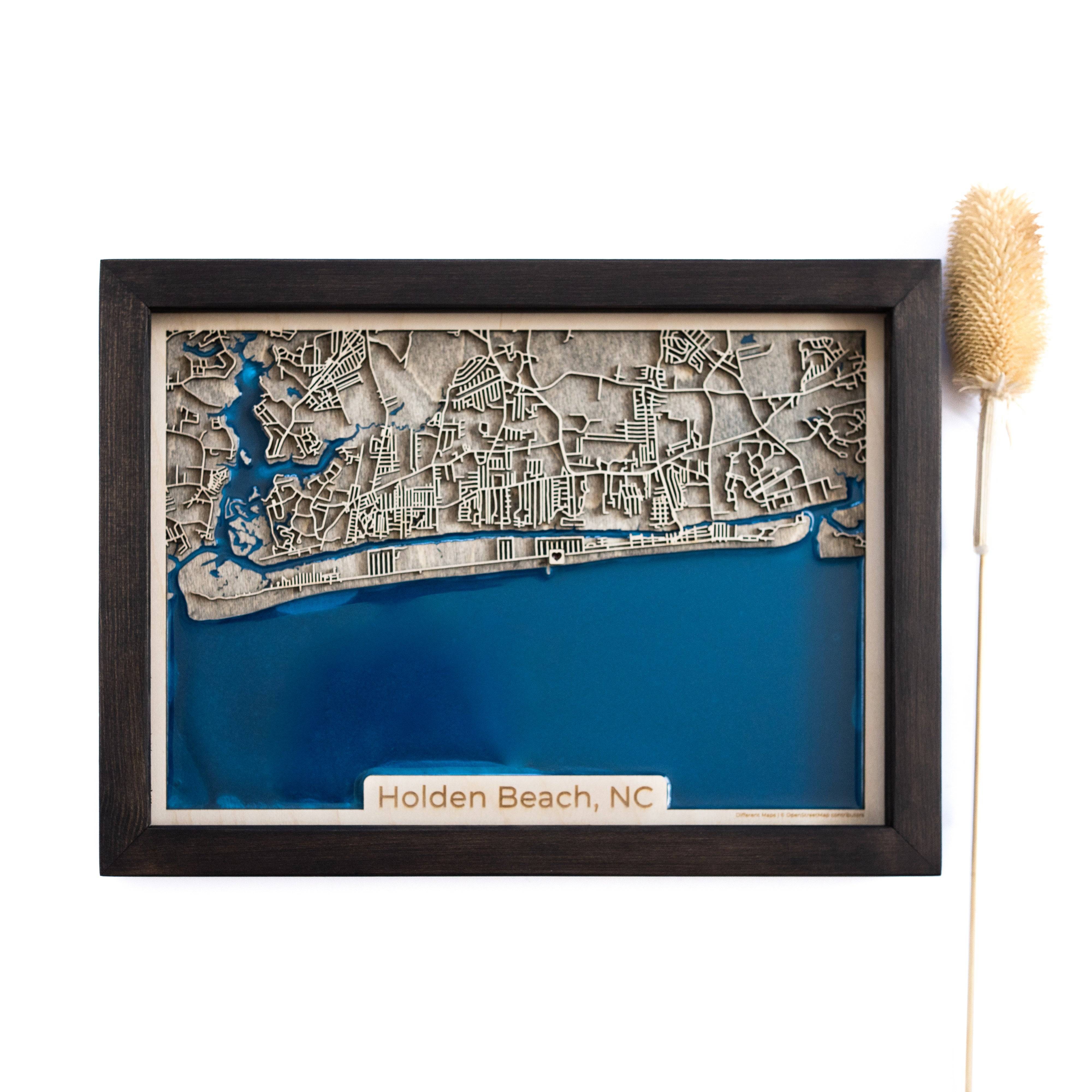 Holden Beach Wood Map