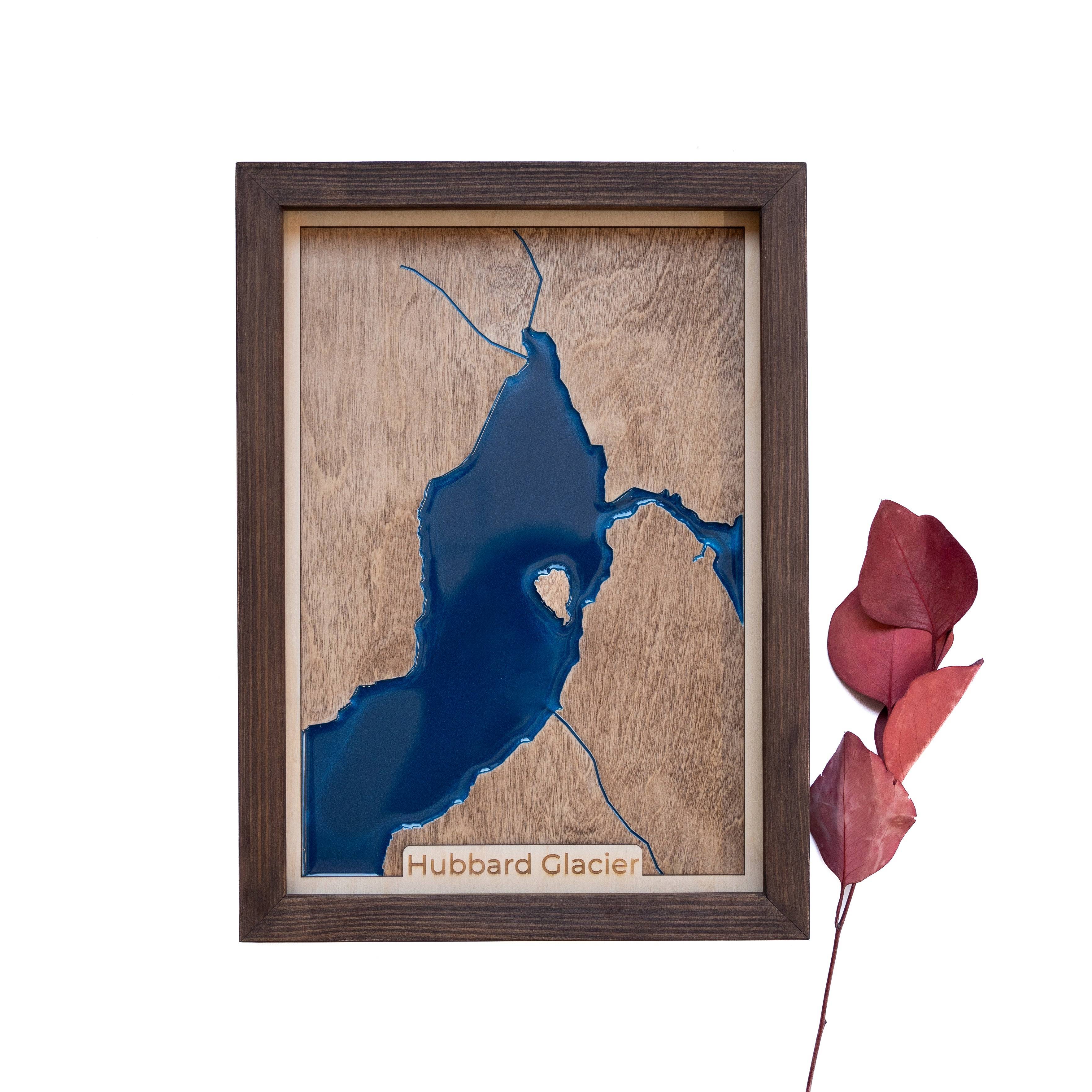 Hubbard Glacier Map