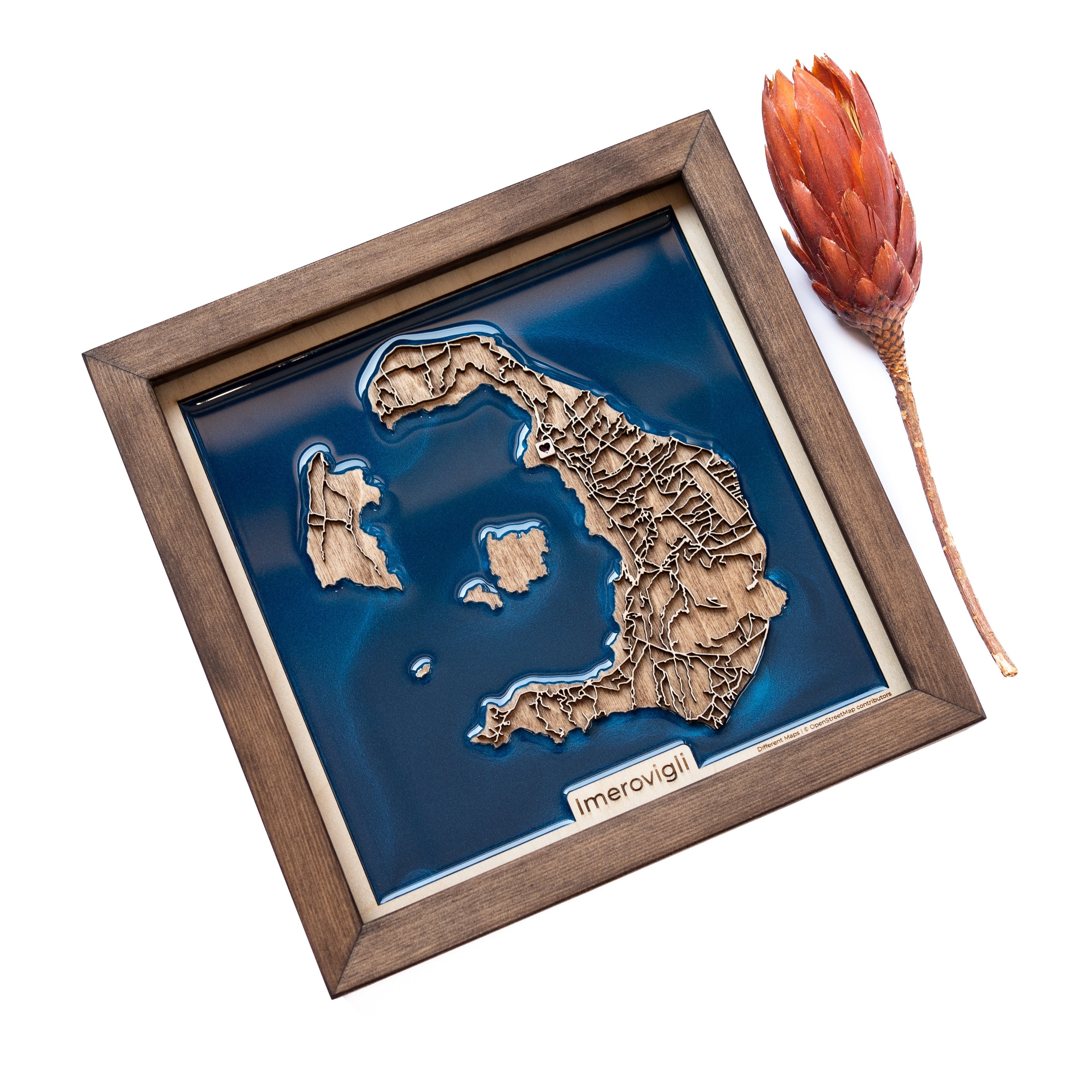 Santorini Wood Map
