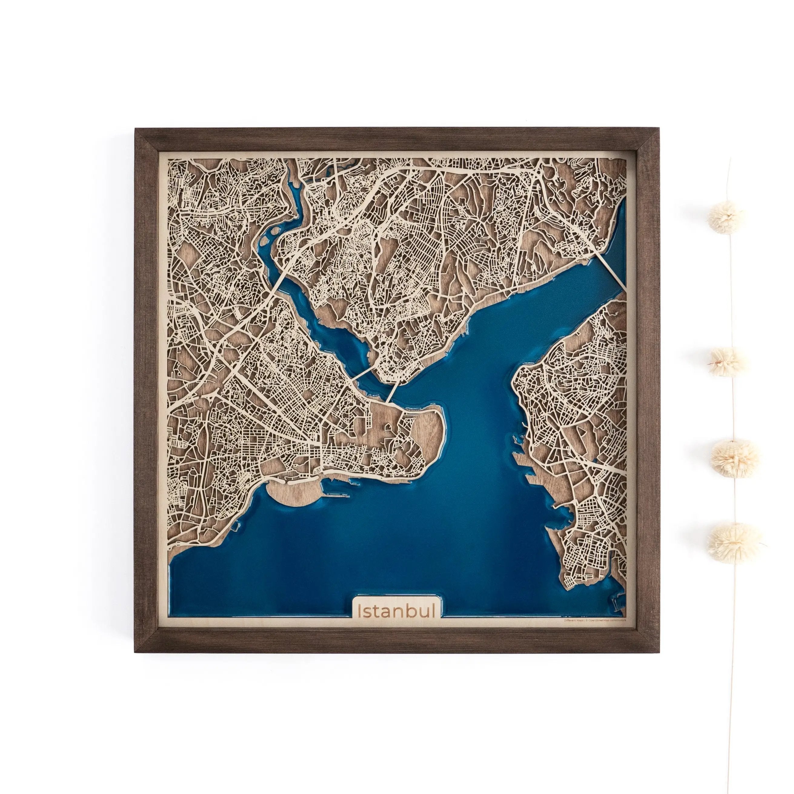 Istanbul Wood Map