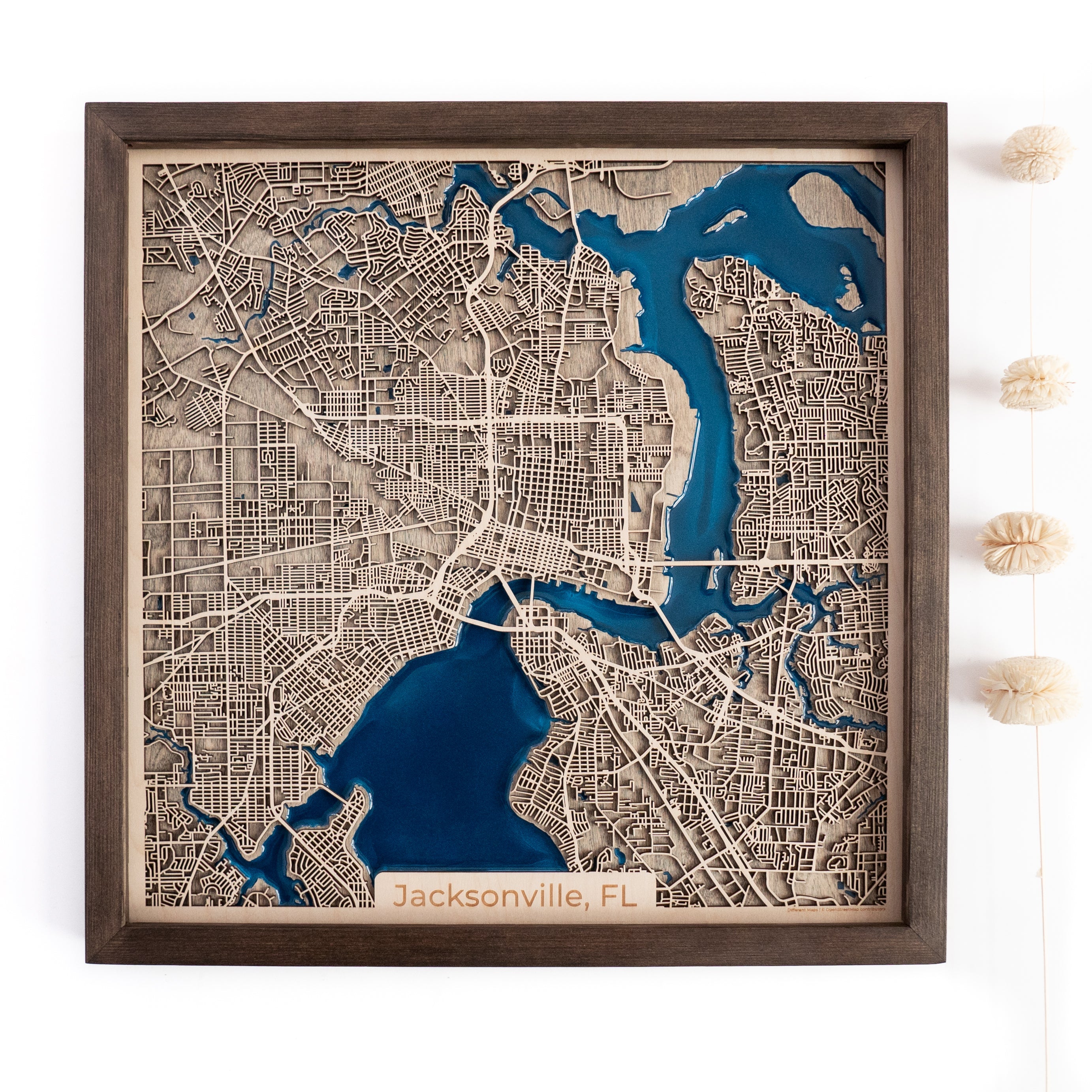 Jacksonville Wood Map