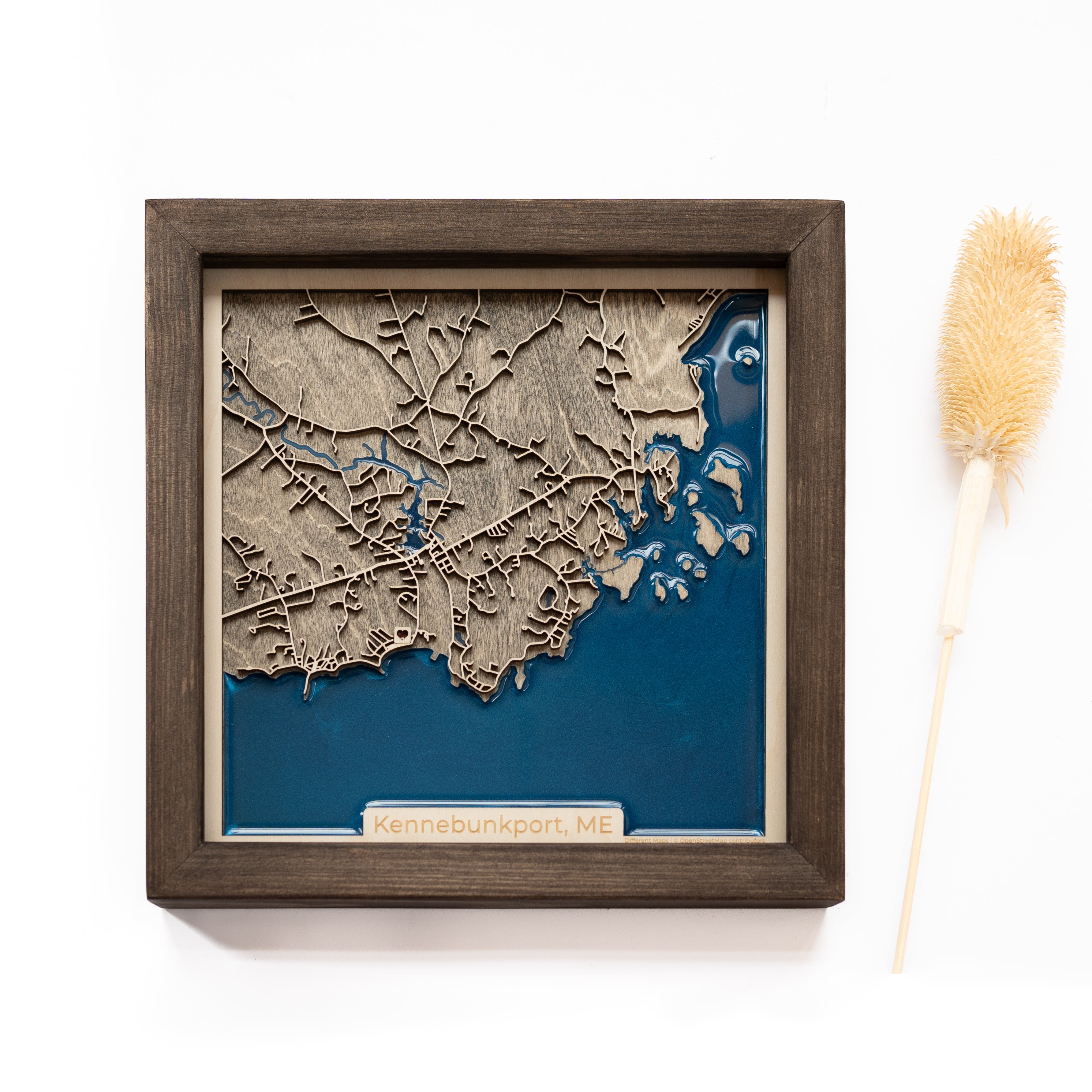 Kennebunkport Wood Map